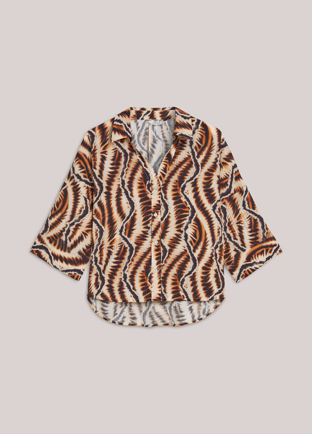Chemisier en viscose safari