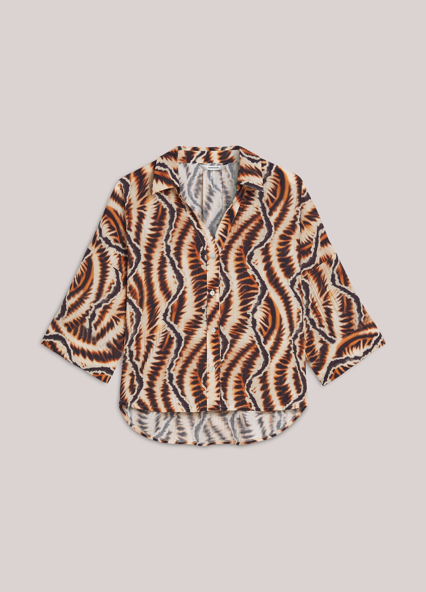 Chemisier en viscose safari
