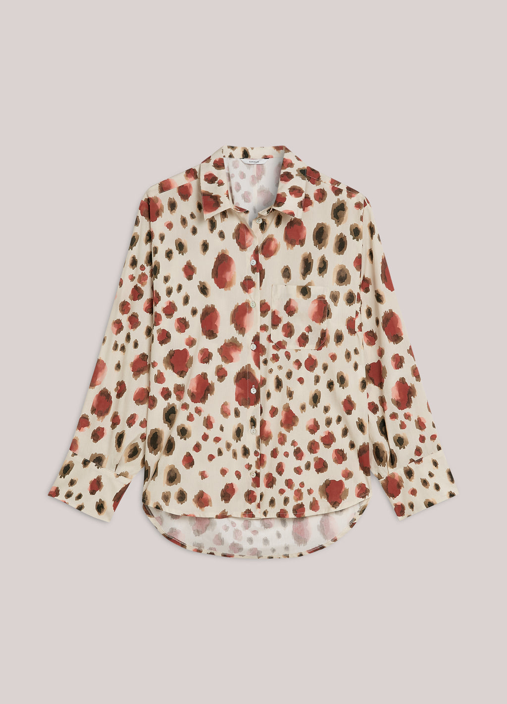 Blouse met animalprint