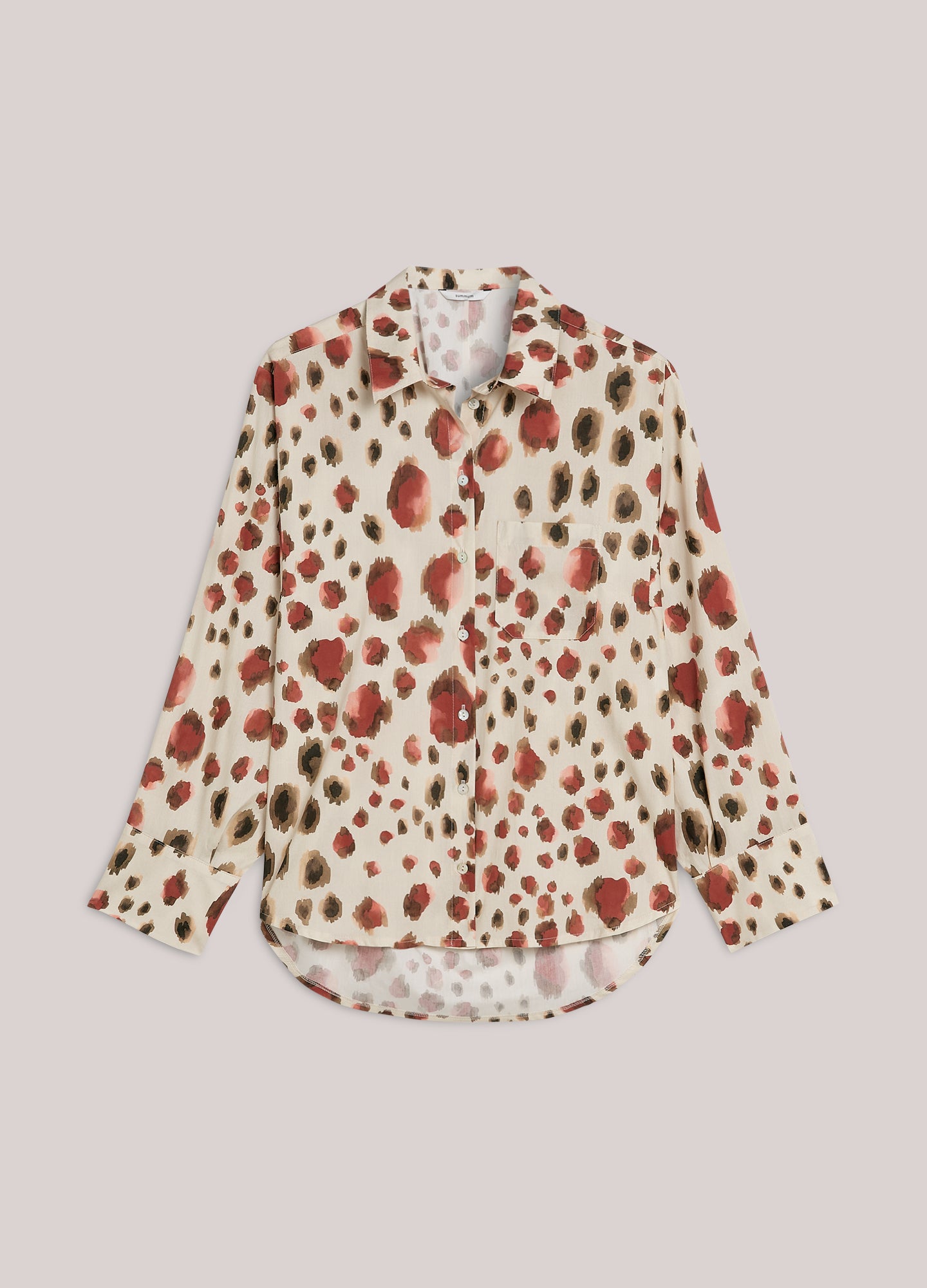 Blouse met animalprint