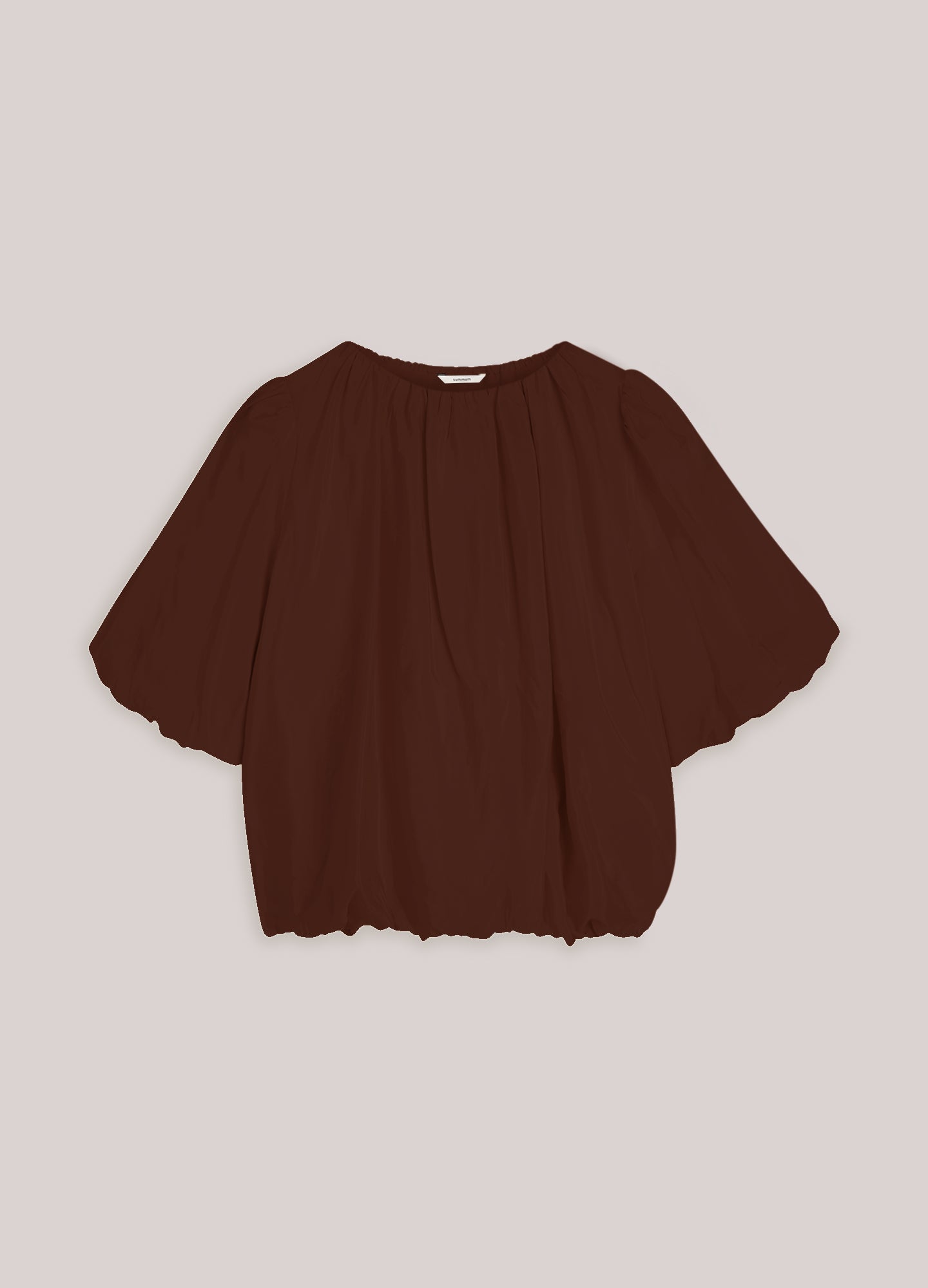 Glänzendes plissiertes Oberteil