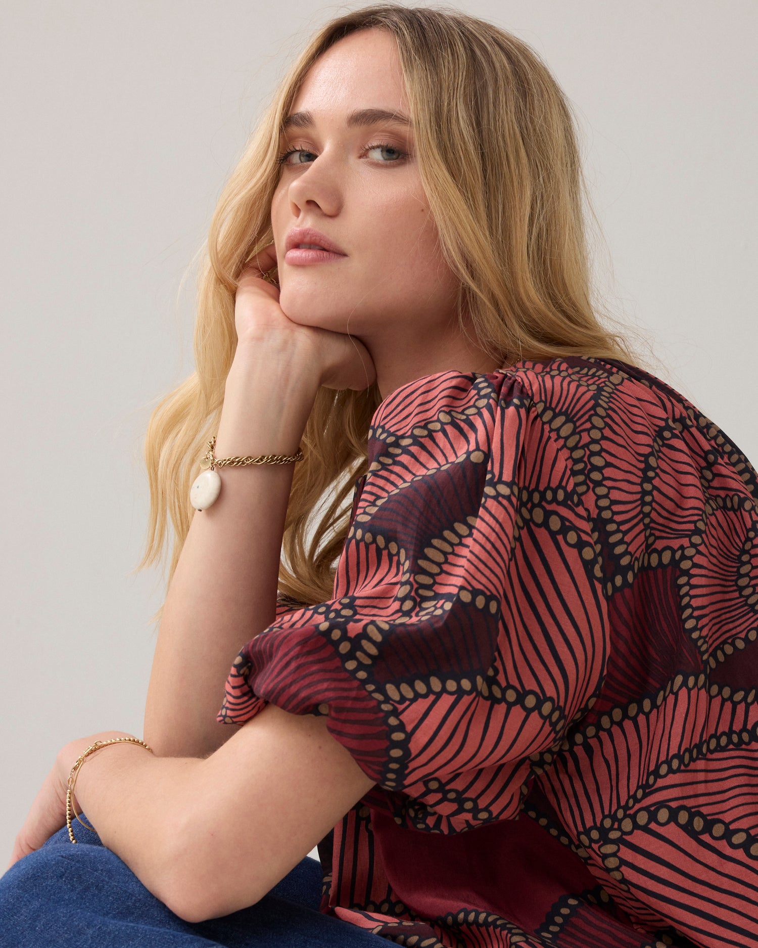 Oberteil mit Allover-Print