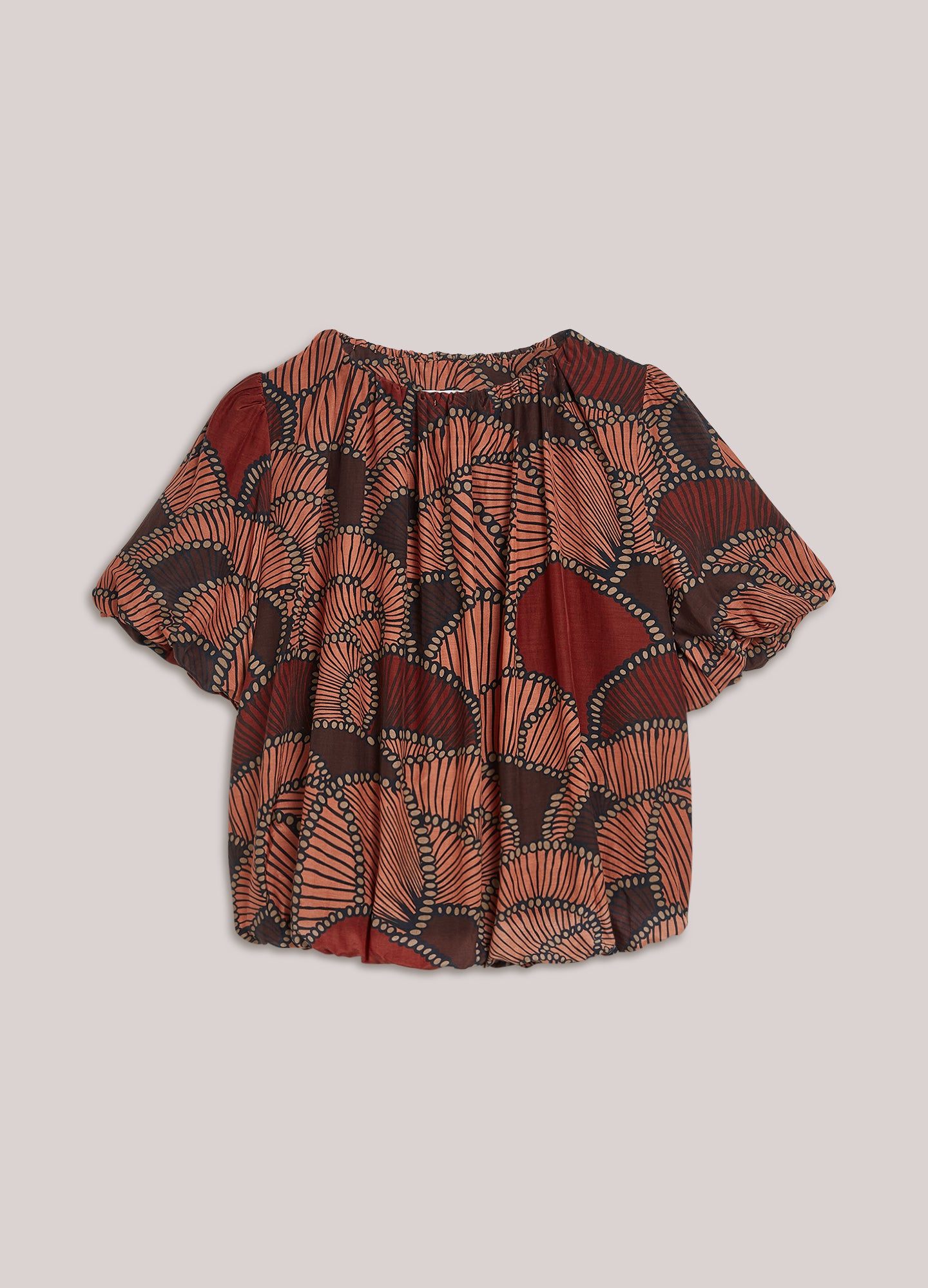 Top met allover print