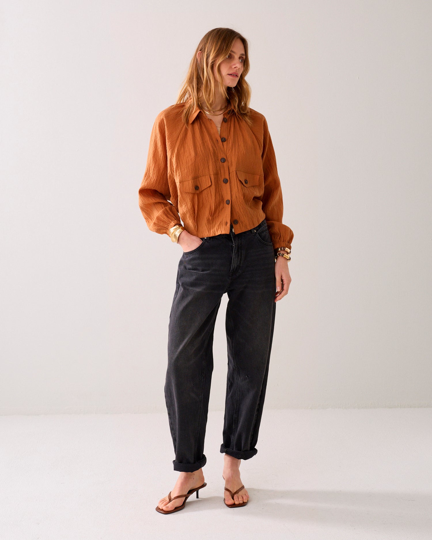 Blousejasje lyocellblend