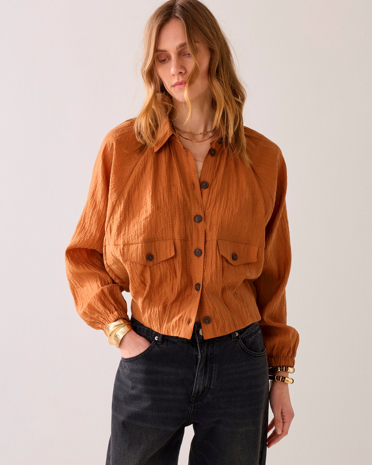 Blousejasje lyocellblend