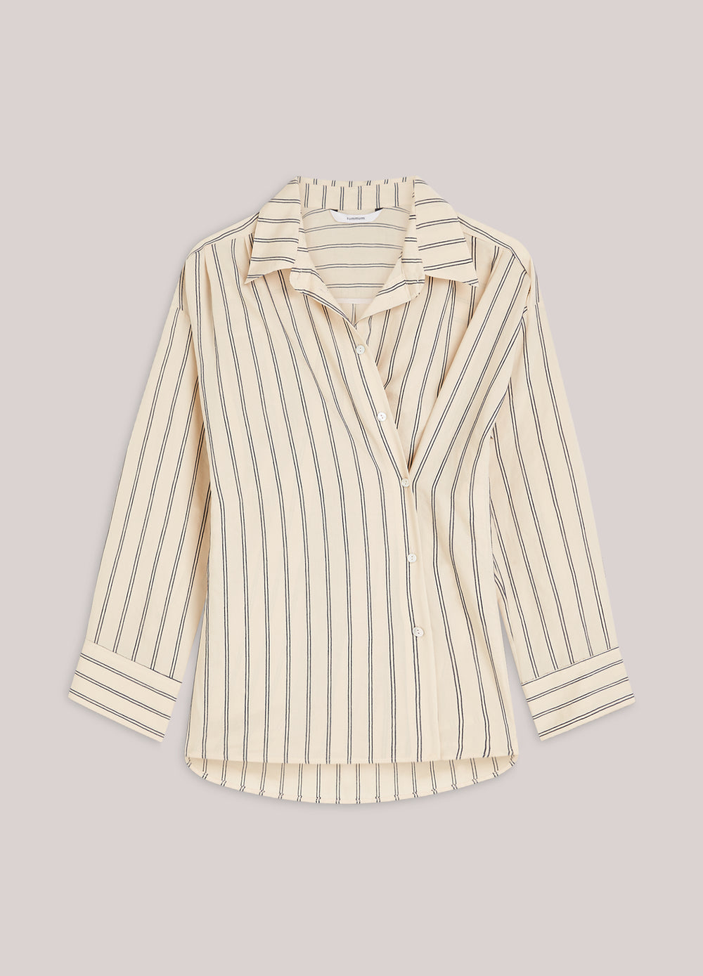 Blouse met chenille-streep