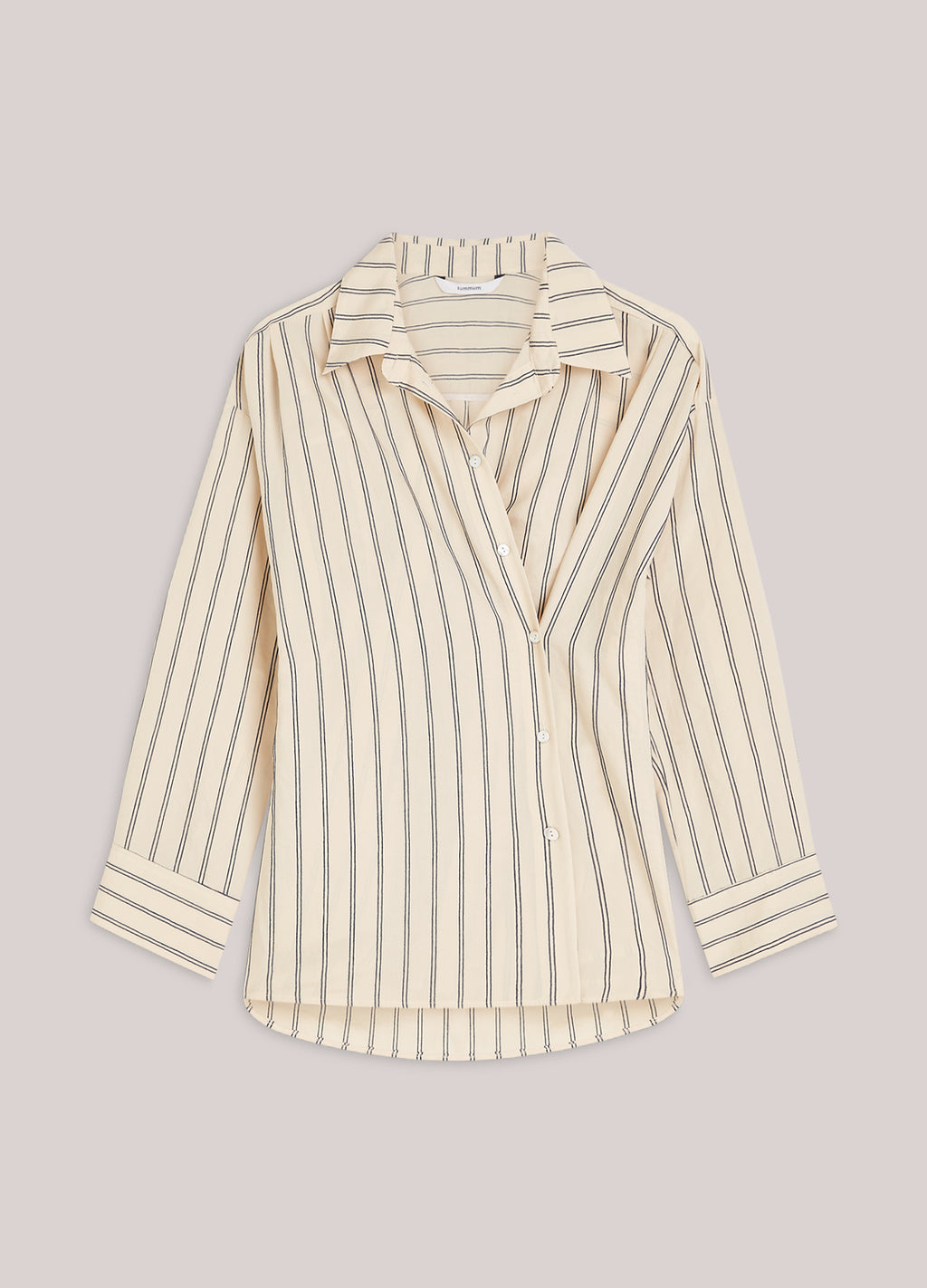 Blouse met chenille-streep