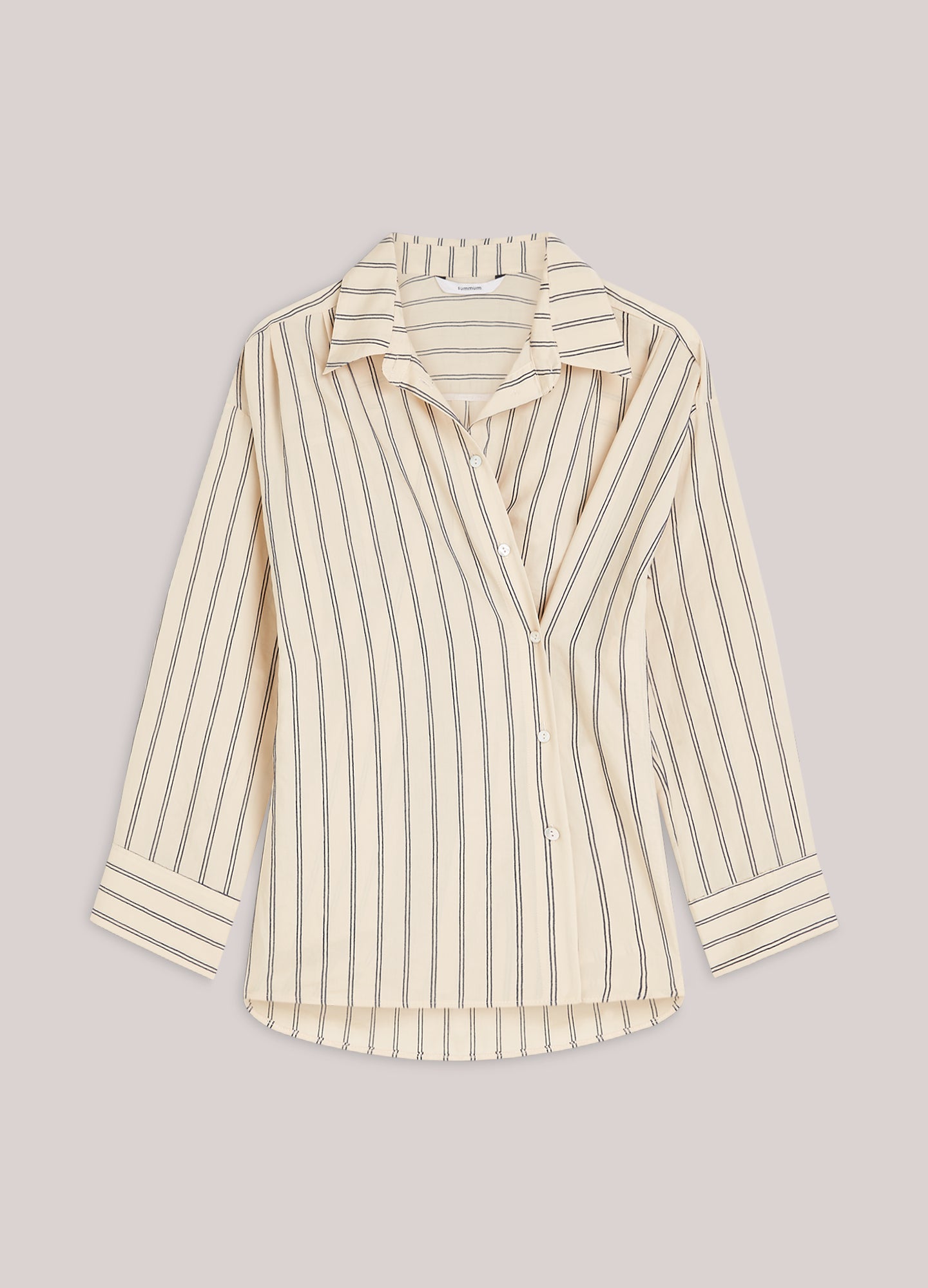 Blouse met chenille-streep