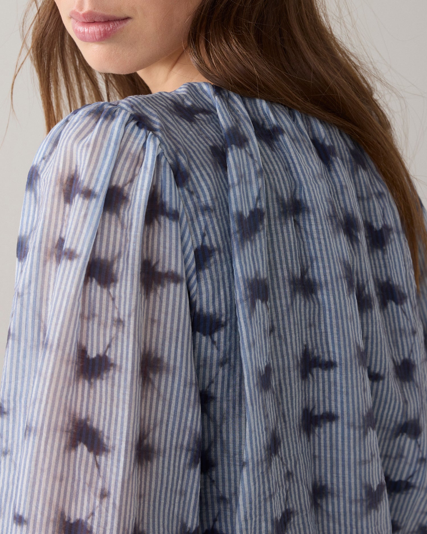 Oberteil Tie-dye Streifenprint