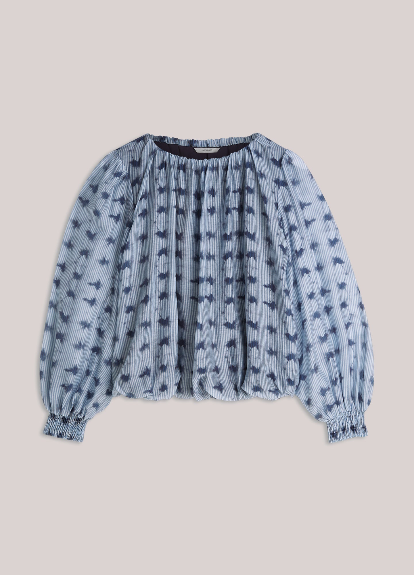 Oberteil Tie-dye Streifenprint