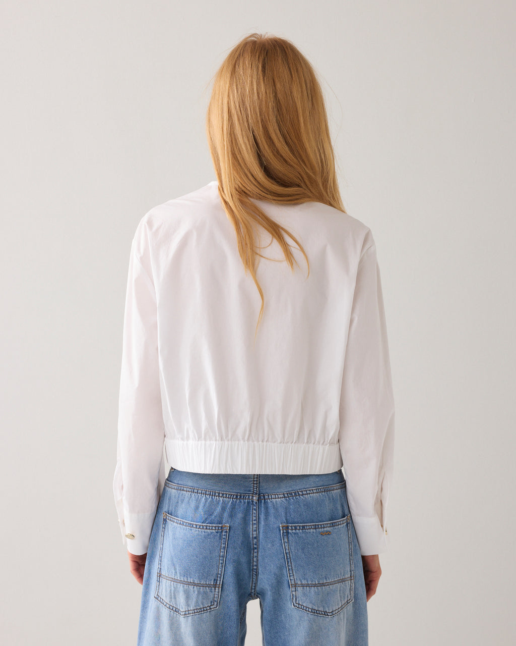 Crispy poplin blousejasje