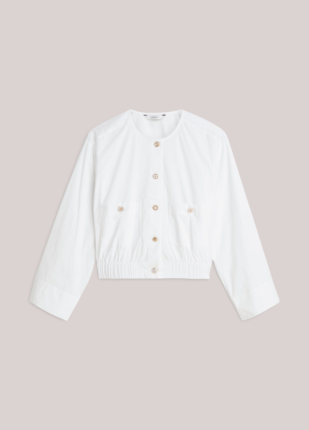 Crispy poplin blousejasje