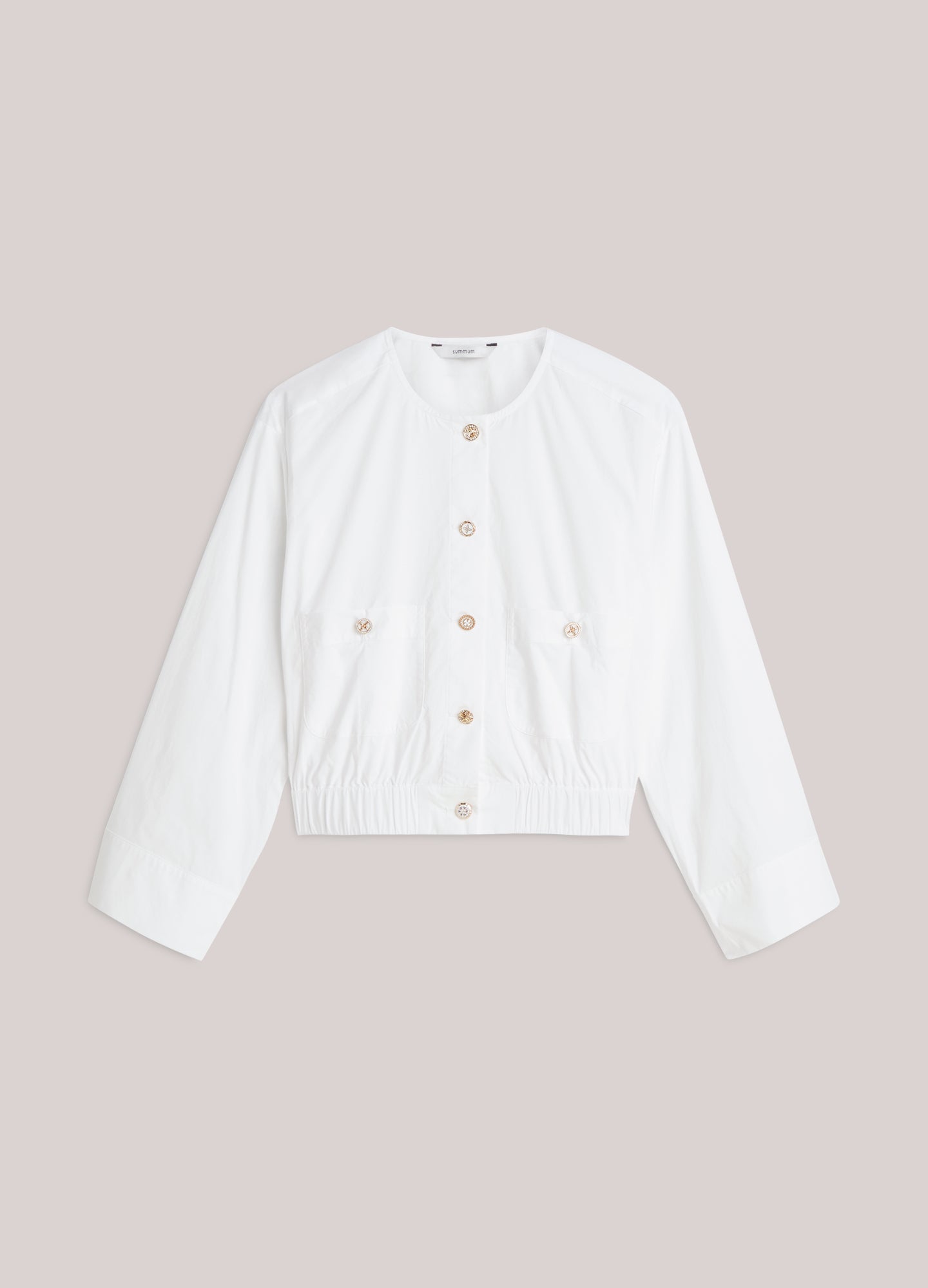 Crispy poplin blousejasje