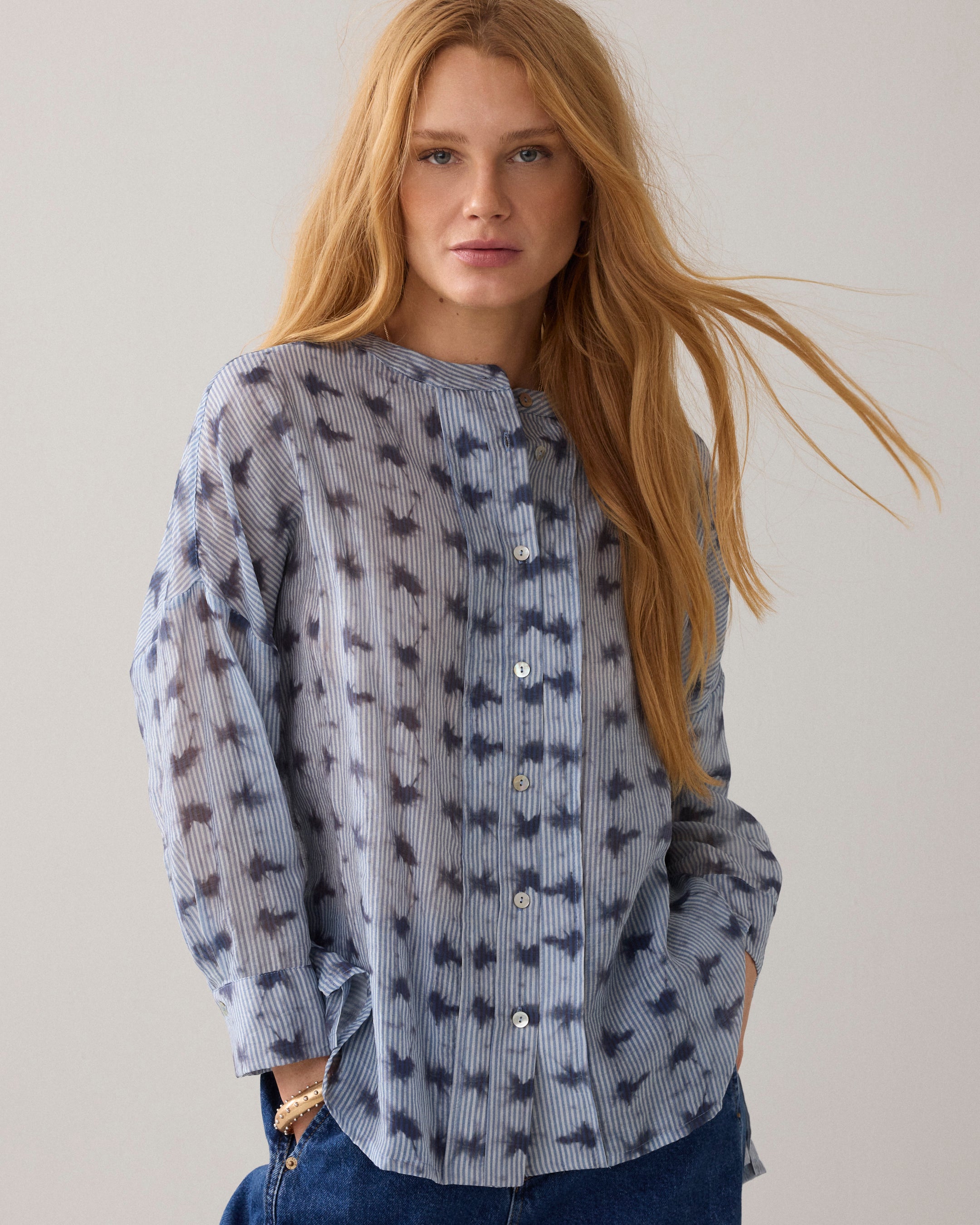 Wear-your-way overhemdblouse