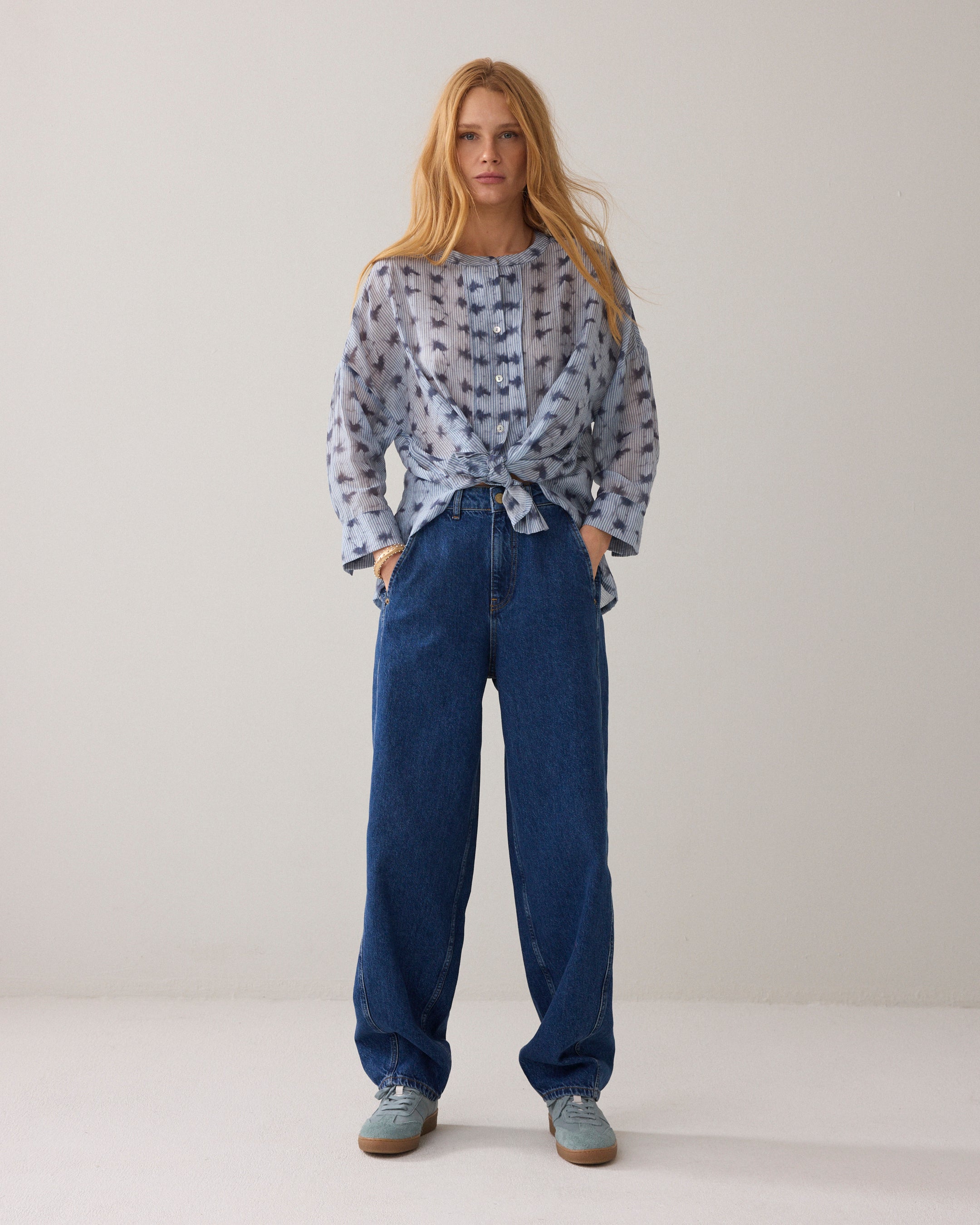 Wear-your-way overhemdblouse