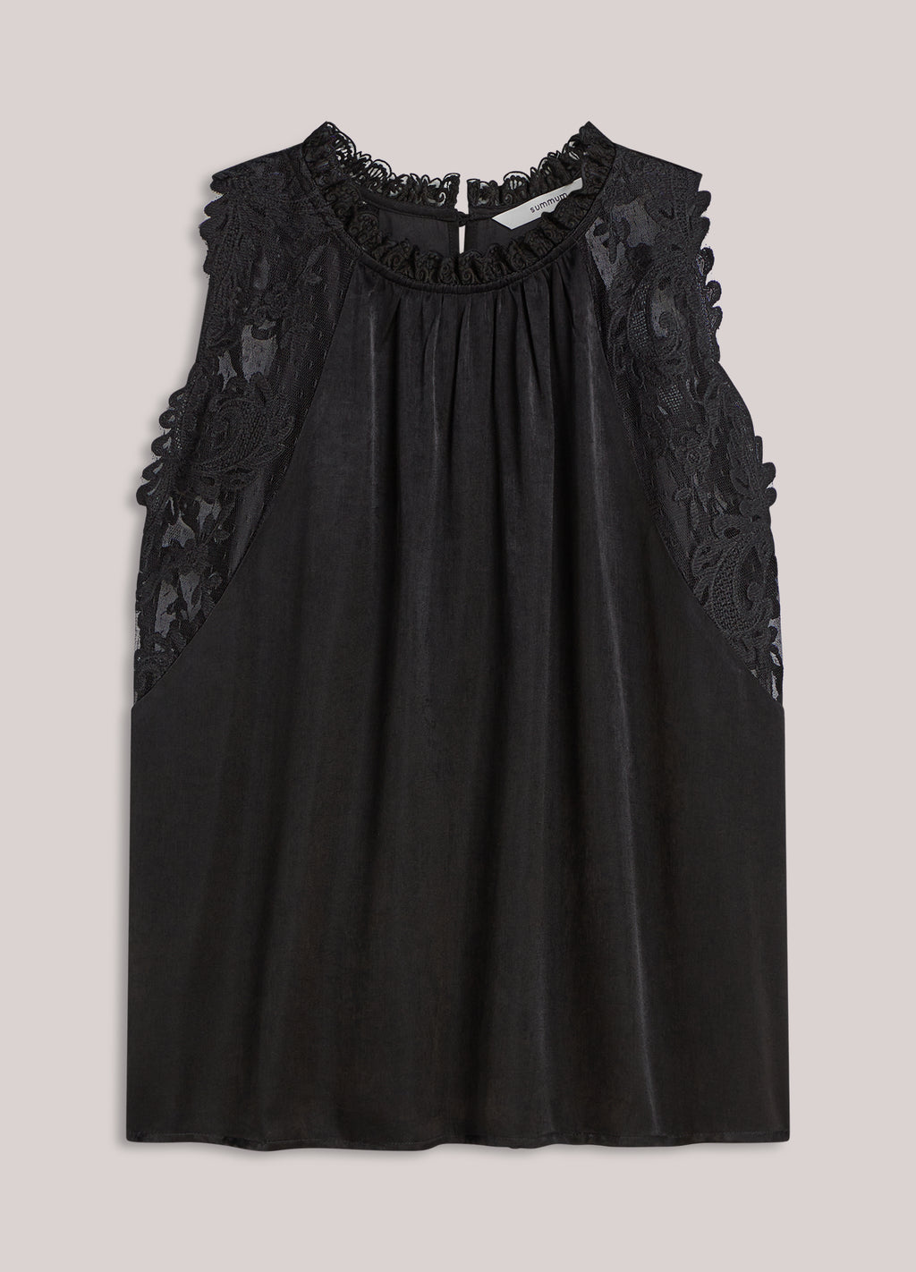Halter top with lace