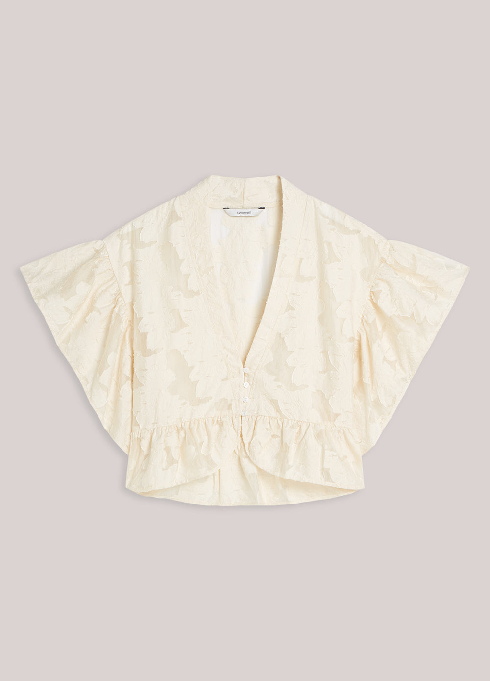 Blouse péplum bohème