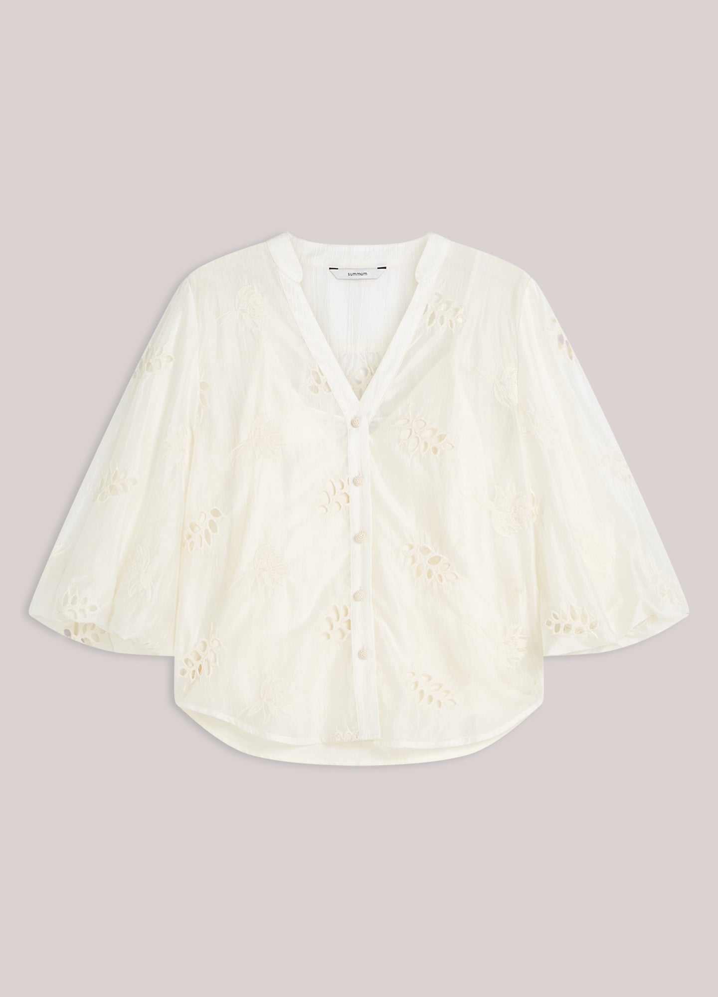 Romantische blouse lyocell