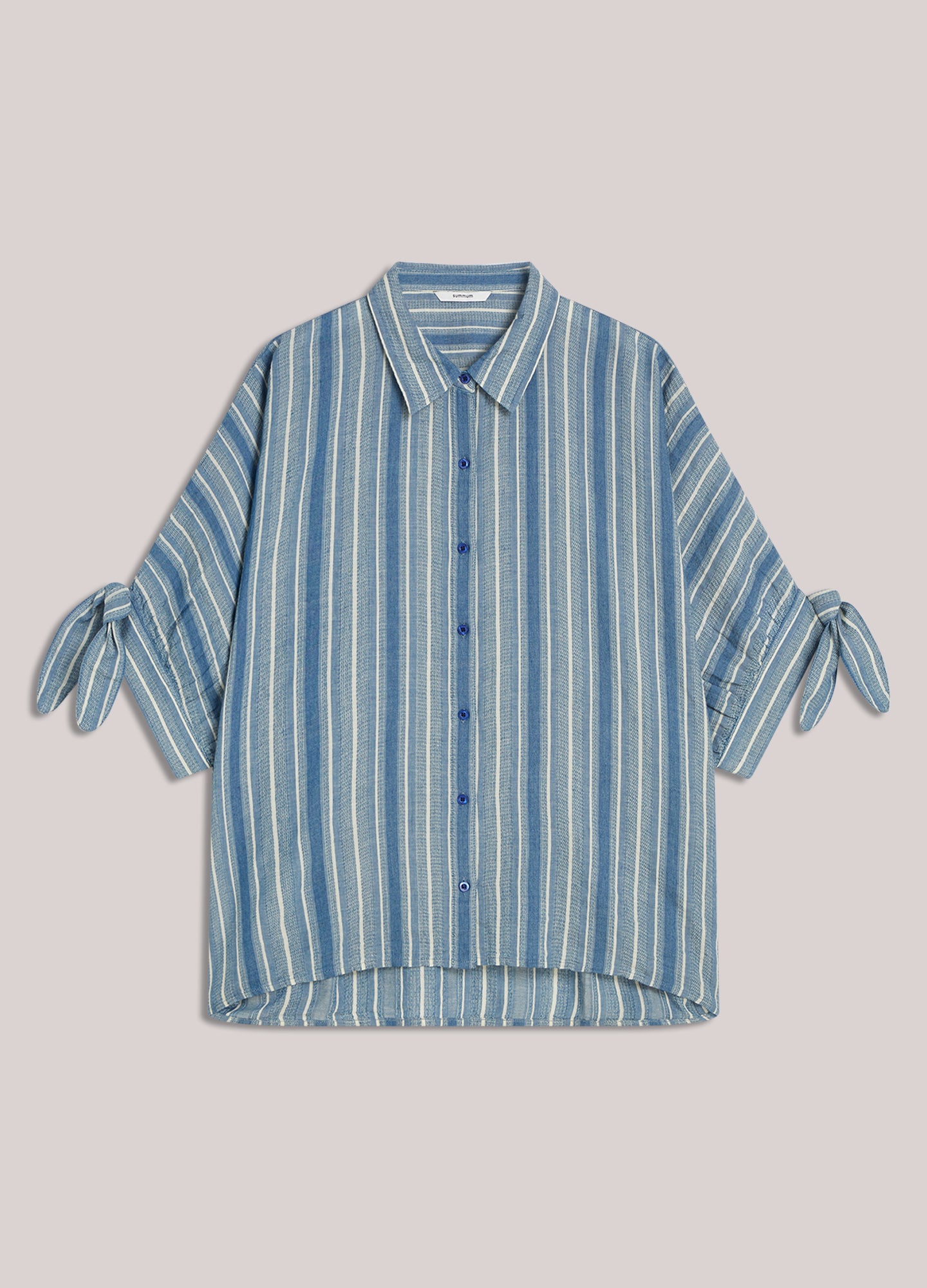 Ultrawijde overhemdblouse