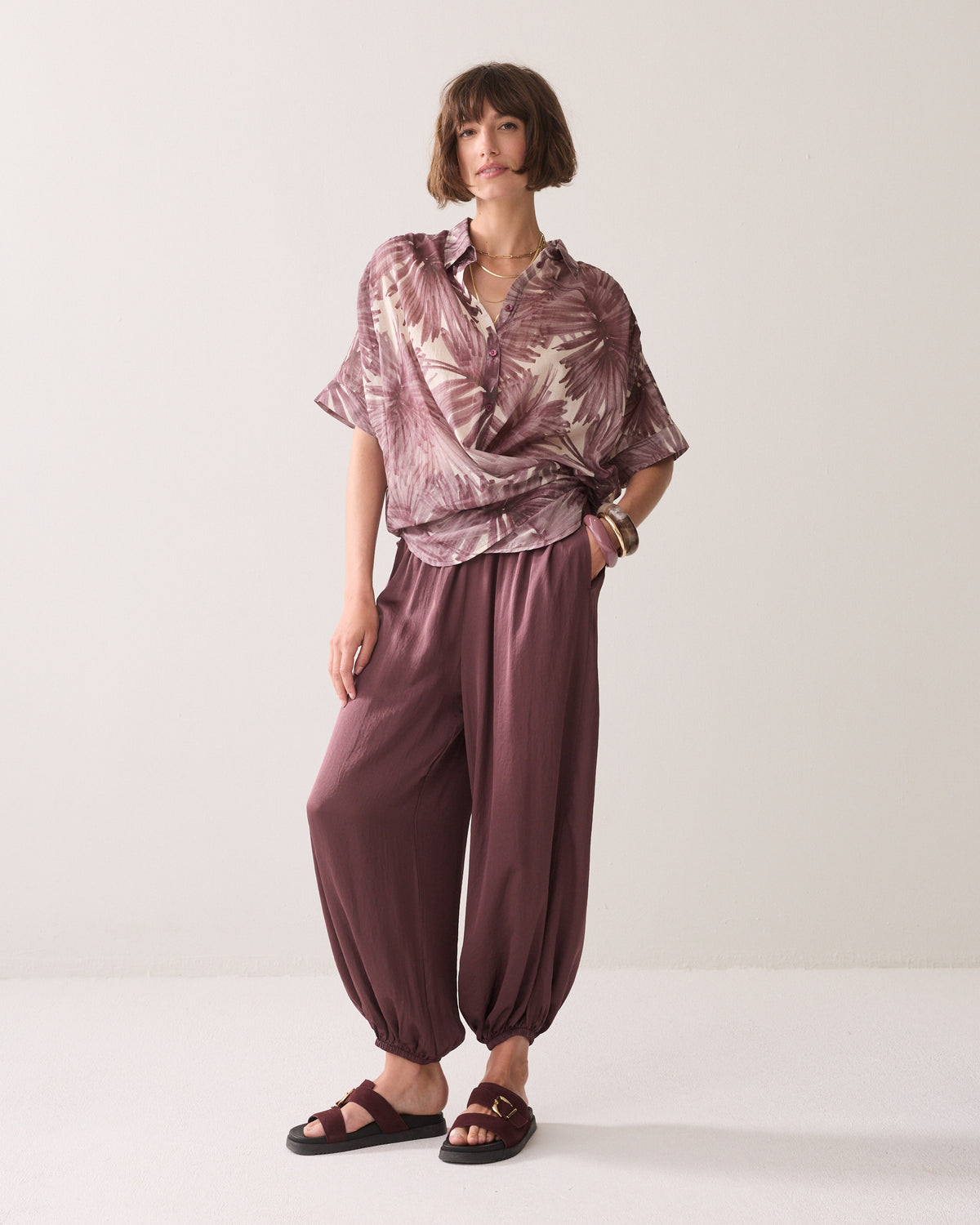 Wear-your-way wikkelblouse