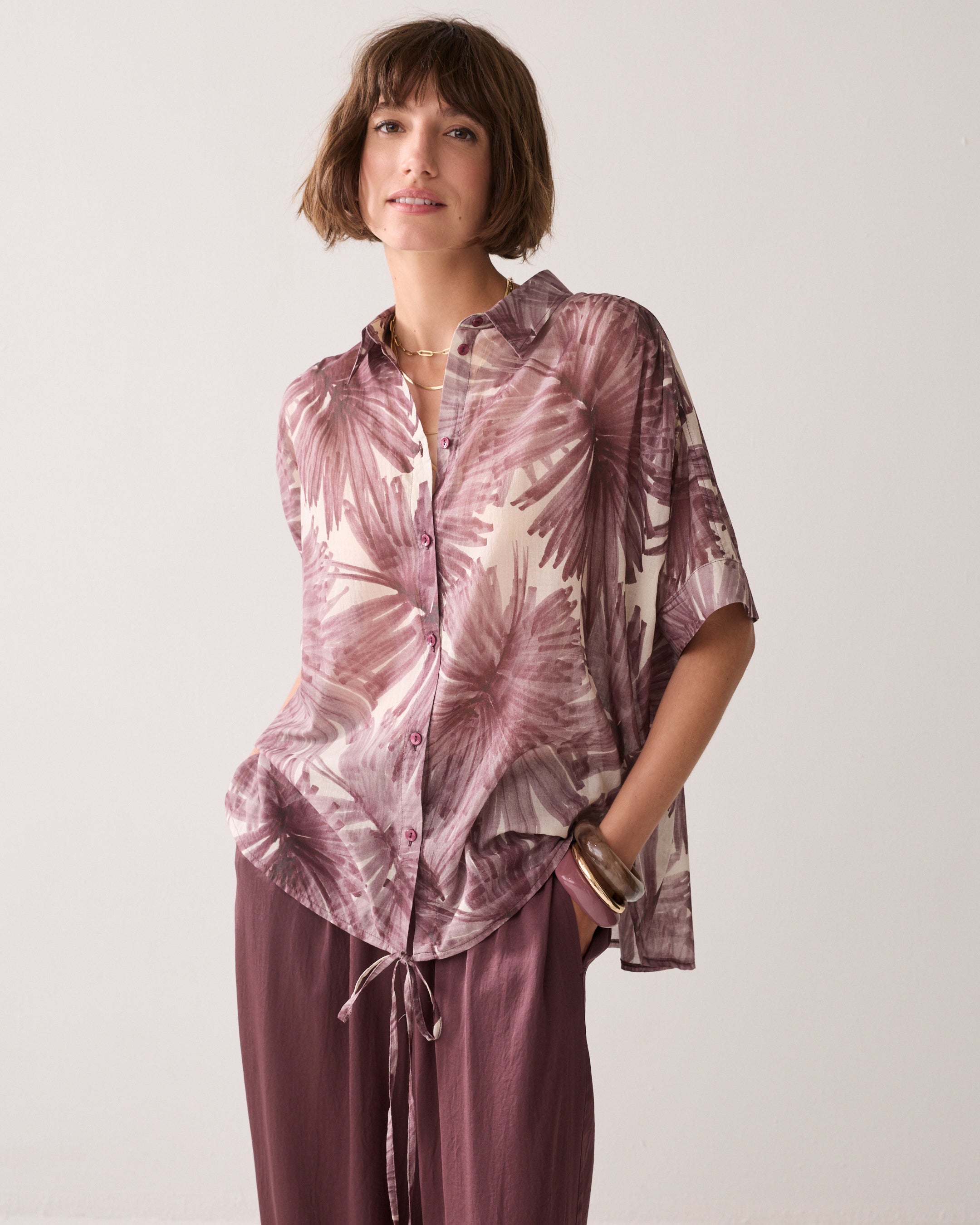 Wear-your-way wikkelblouse
