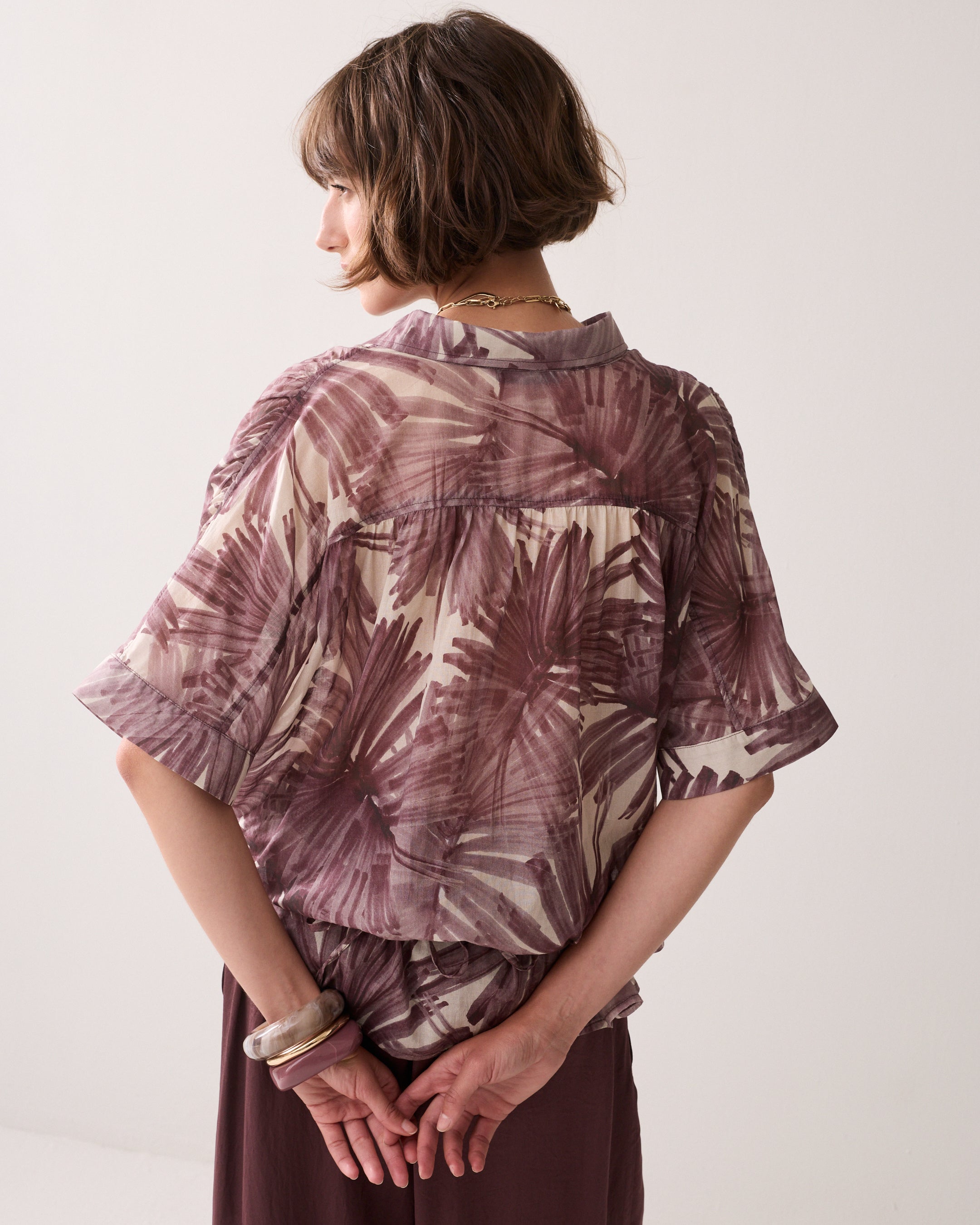 Wear-your-way wikkelblouse