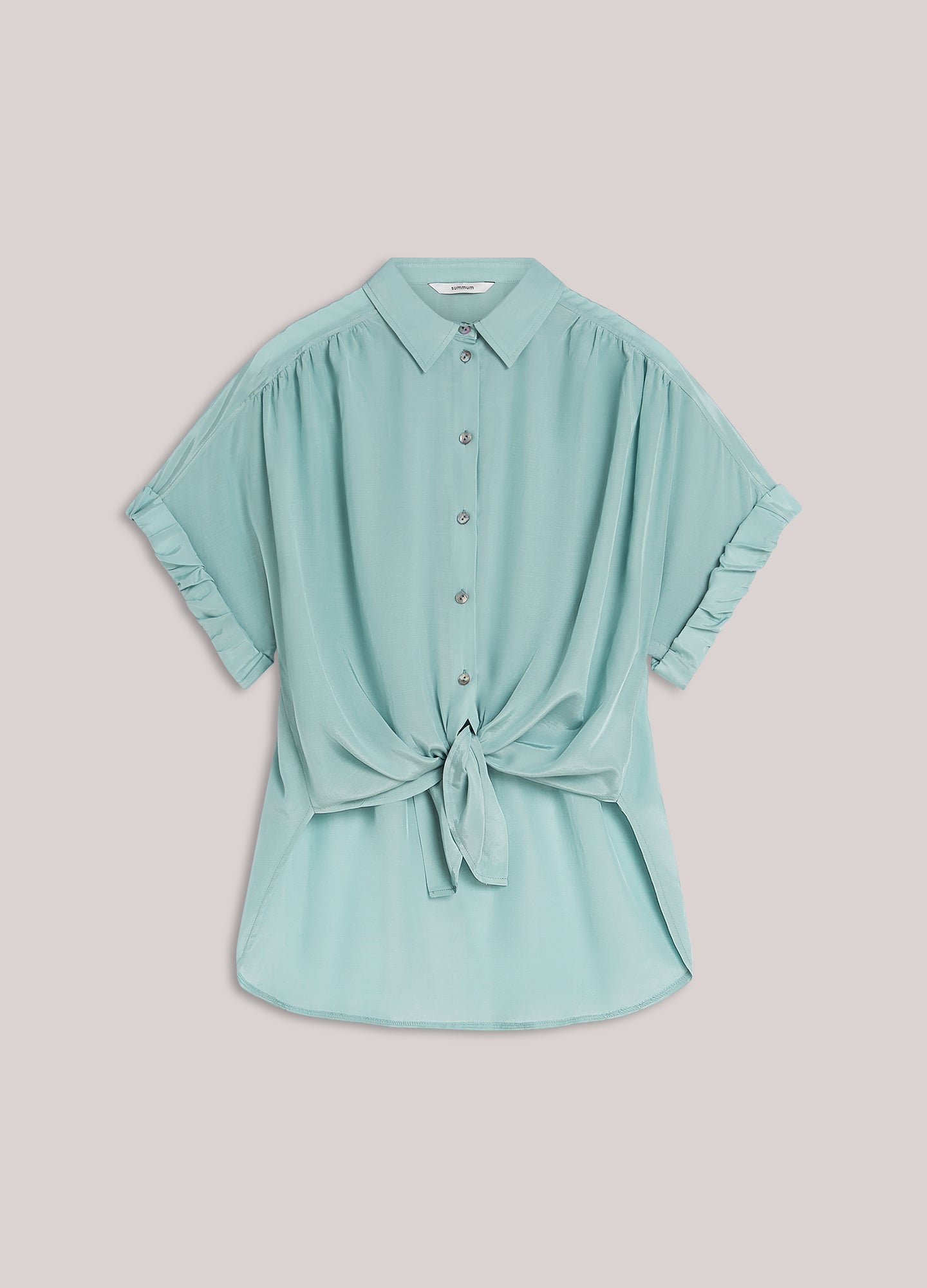 Wear-your-way blouse glanzend