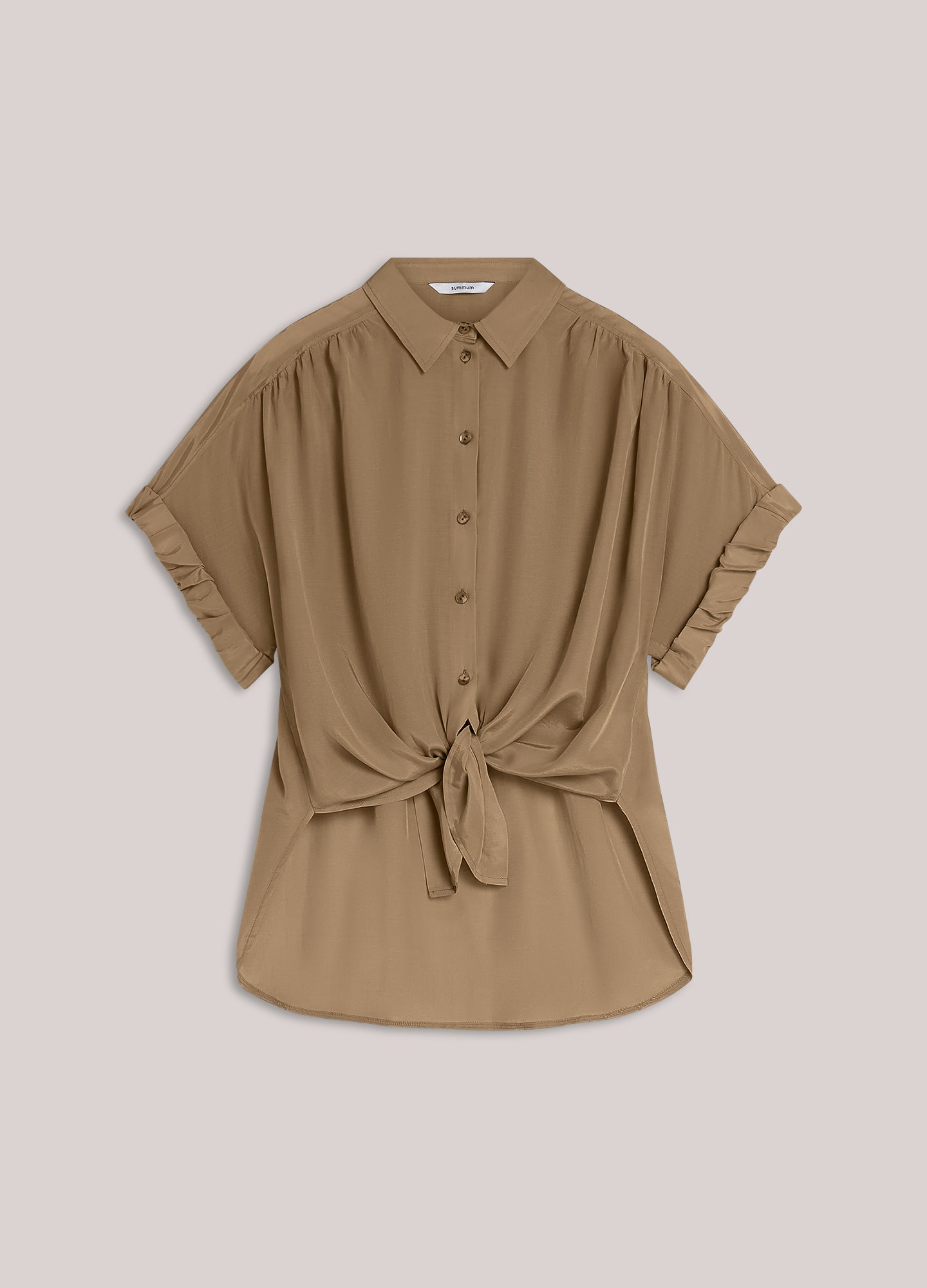 Wear-your-way blouse glanzend