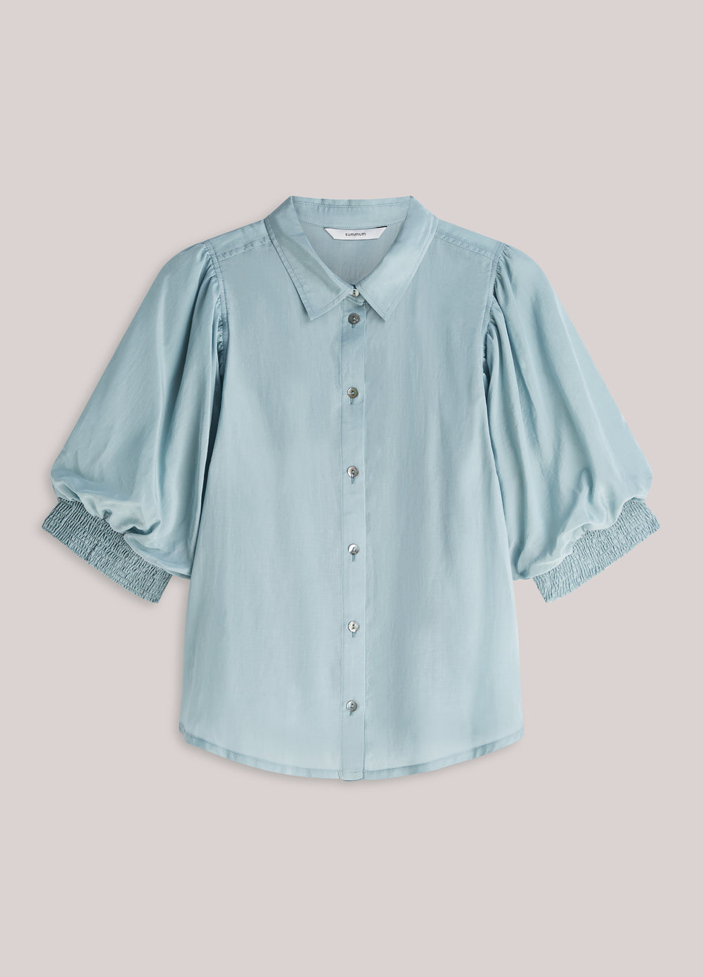 Blouse korte pofmouw