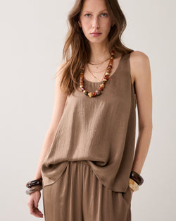 Top A-line au toucher soyeux