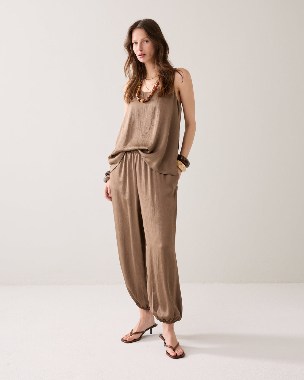 Top A-line au toucher soyeux