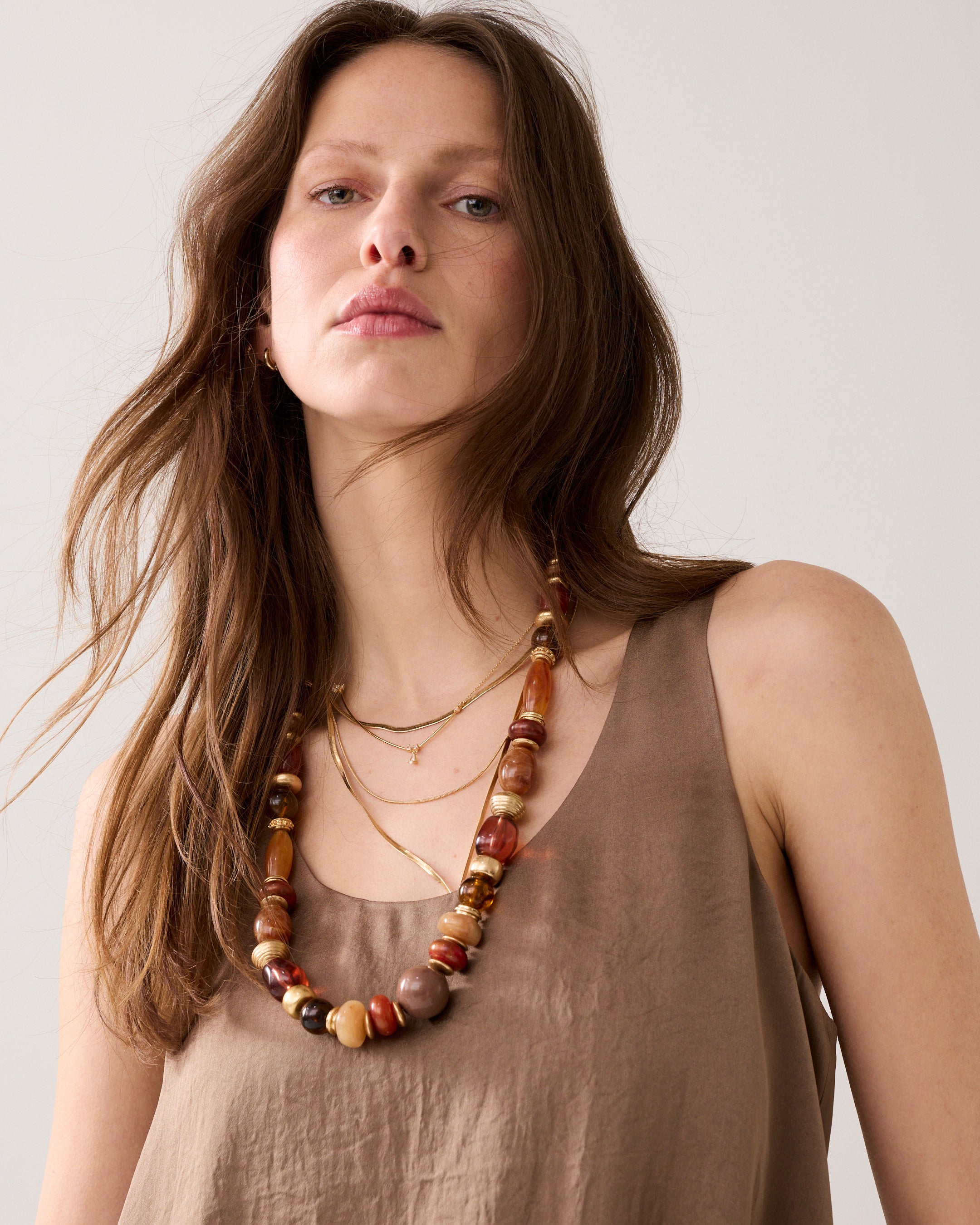 Top A-line au toucher soyeux