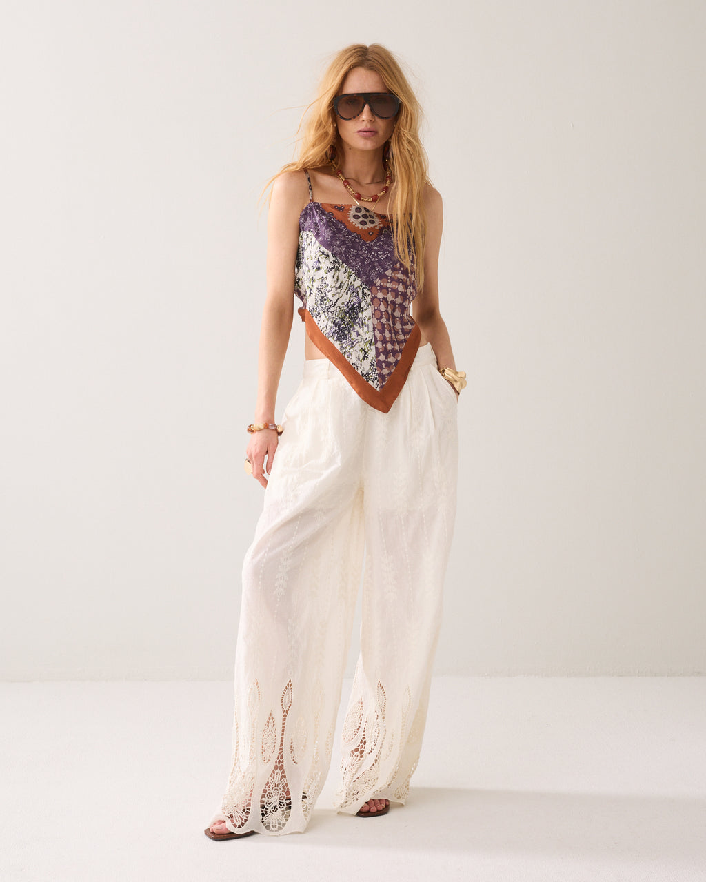 Sjaaltop 100% viscose