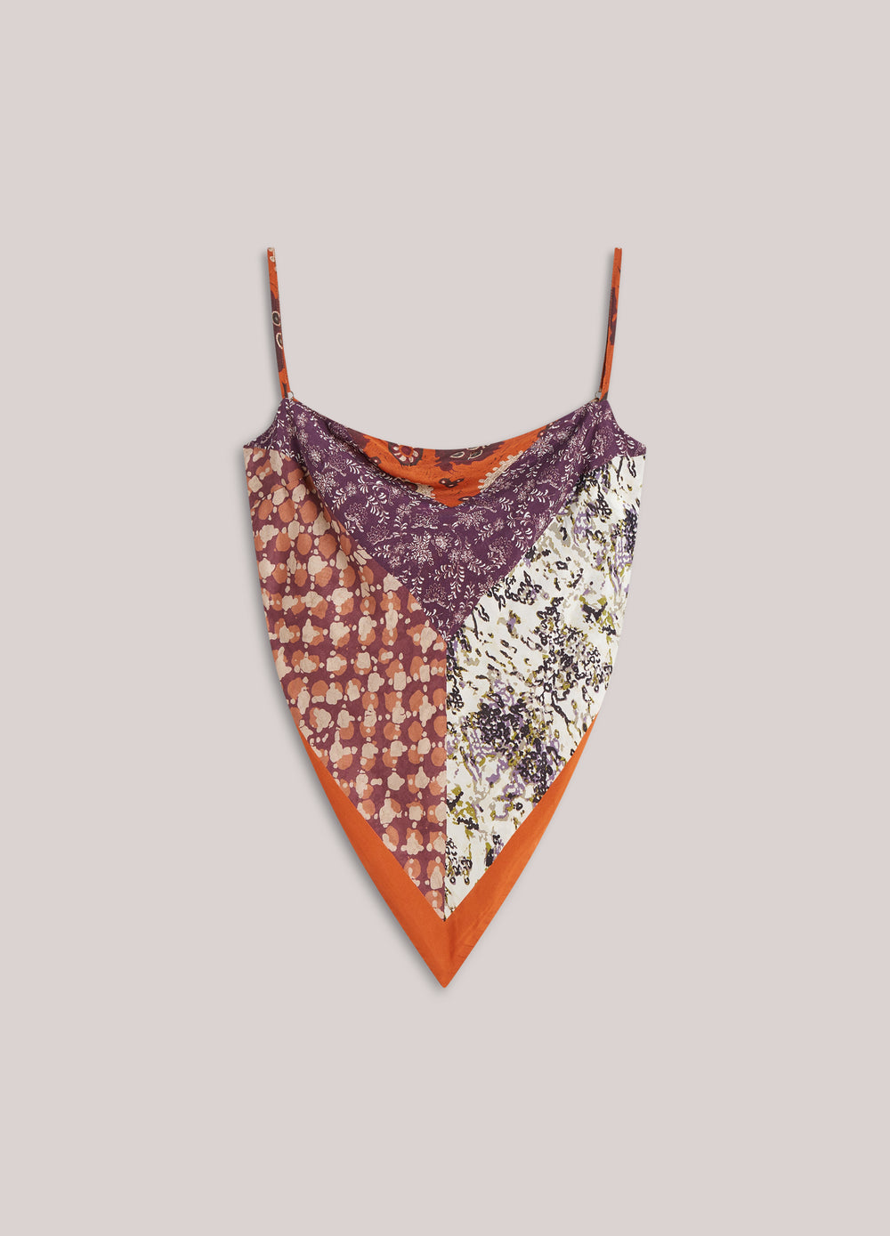 Top à col châle 100 % viscose