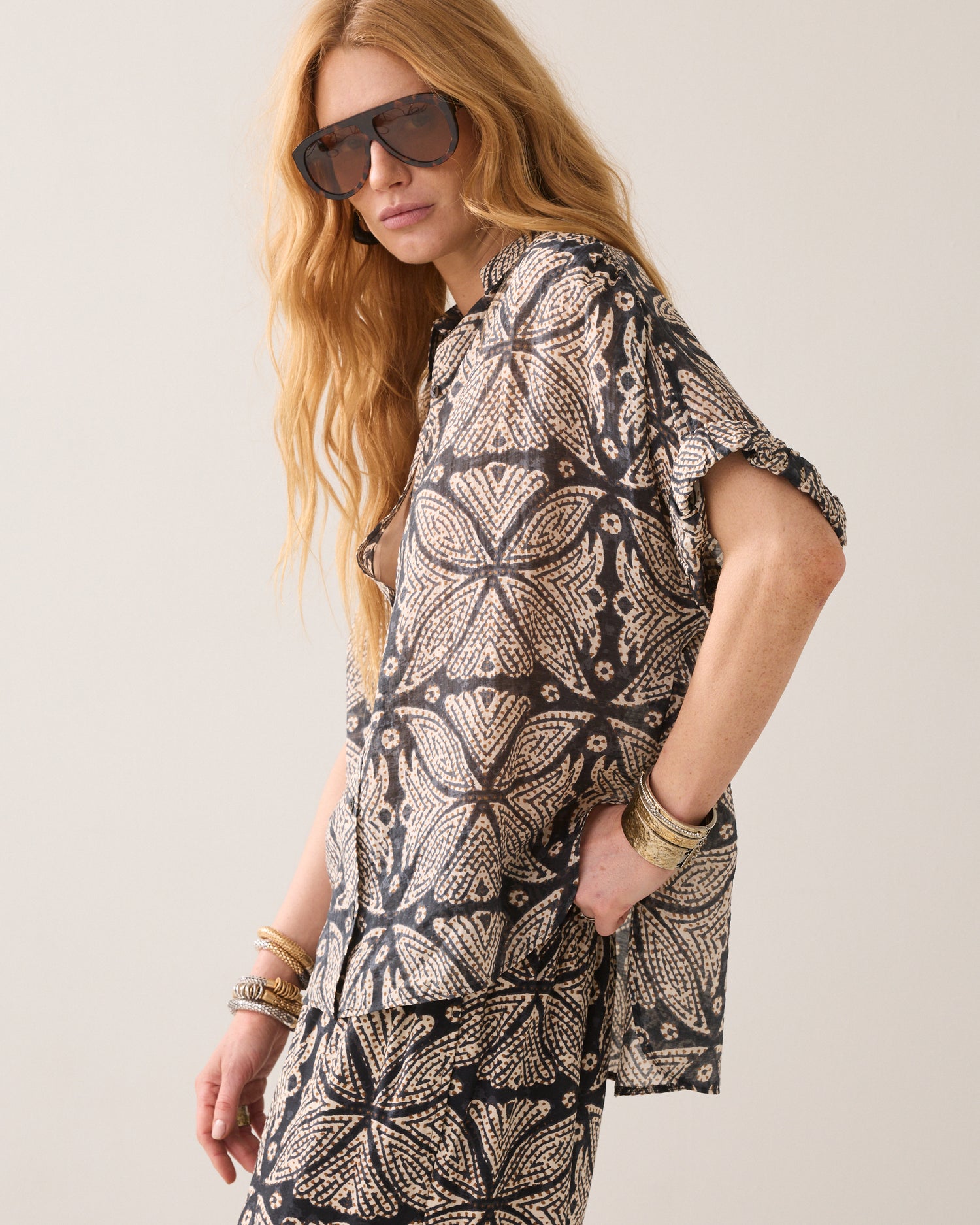 Wear-your-way blouse print