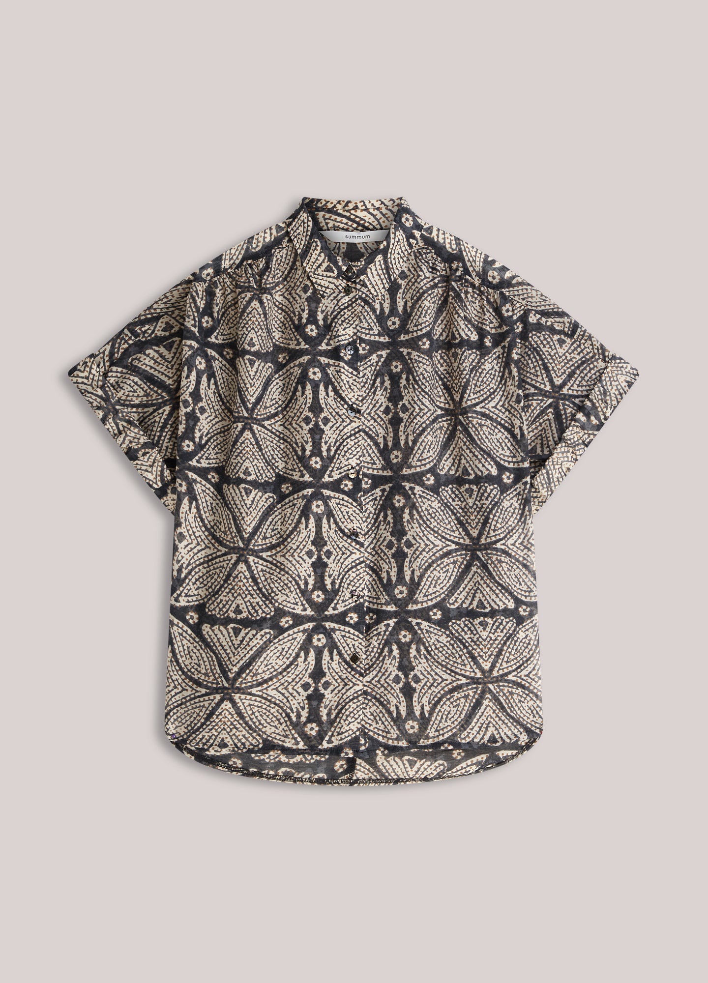 Wear-your-way blouse with print