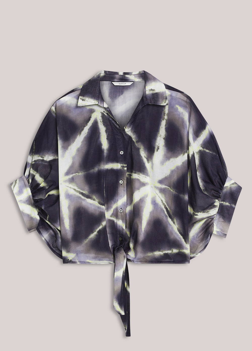 Chemisier transparent avec nœud