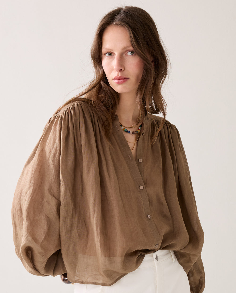 Linnenlook blouse