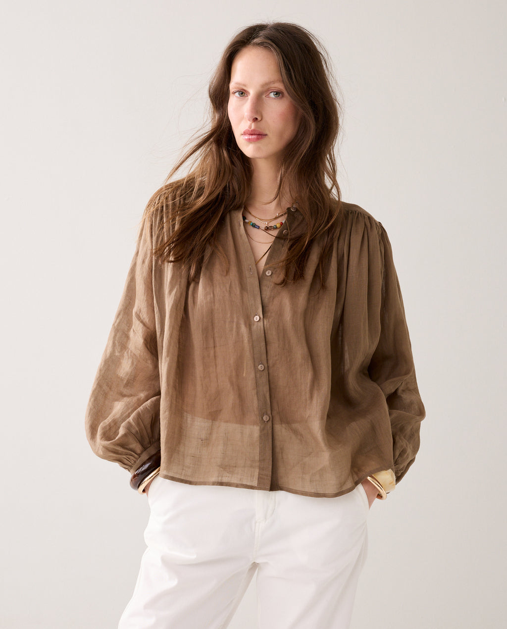 Linnenlook blouse