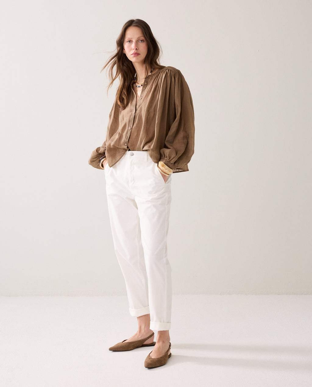 Linnenlook blouse