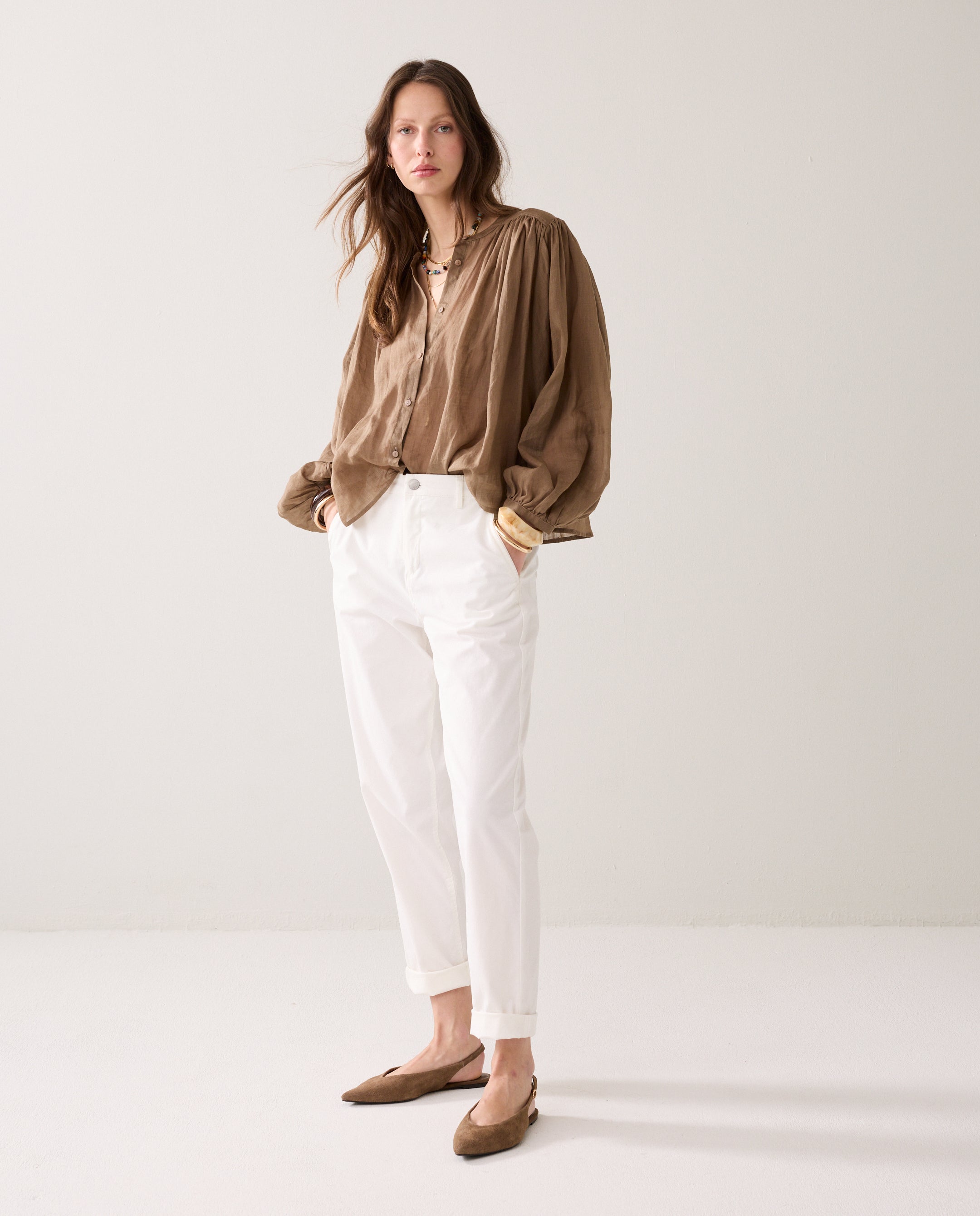 Linnenlook blouse