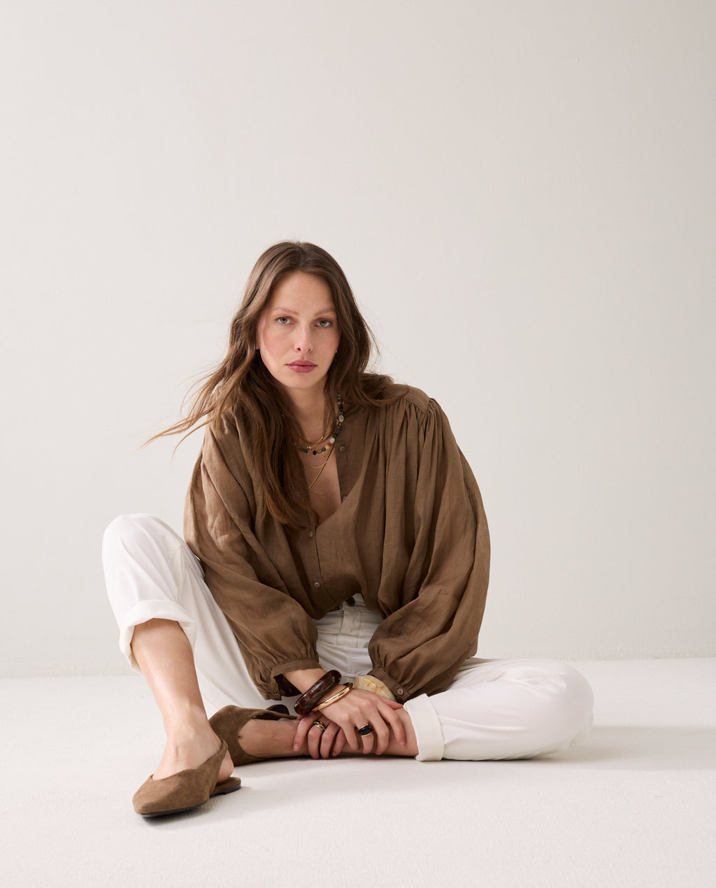 Linnenlook blouse