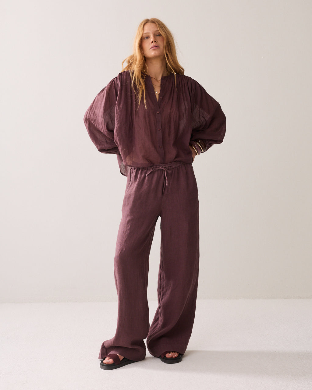 Linnenlook blouse