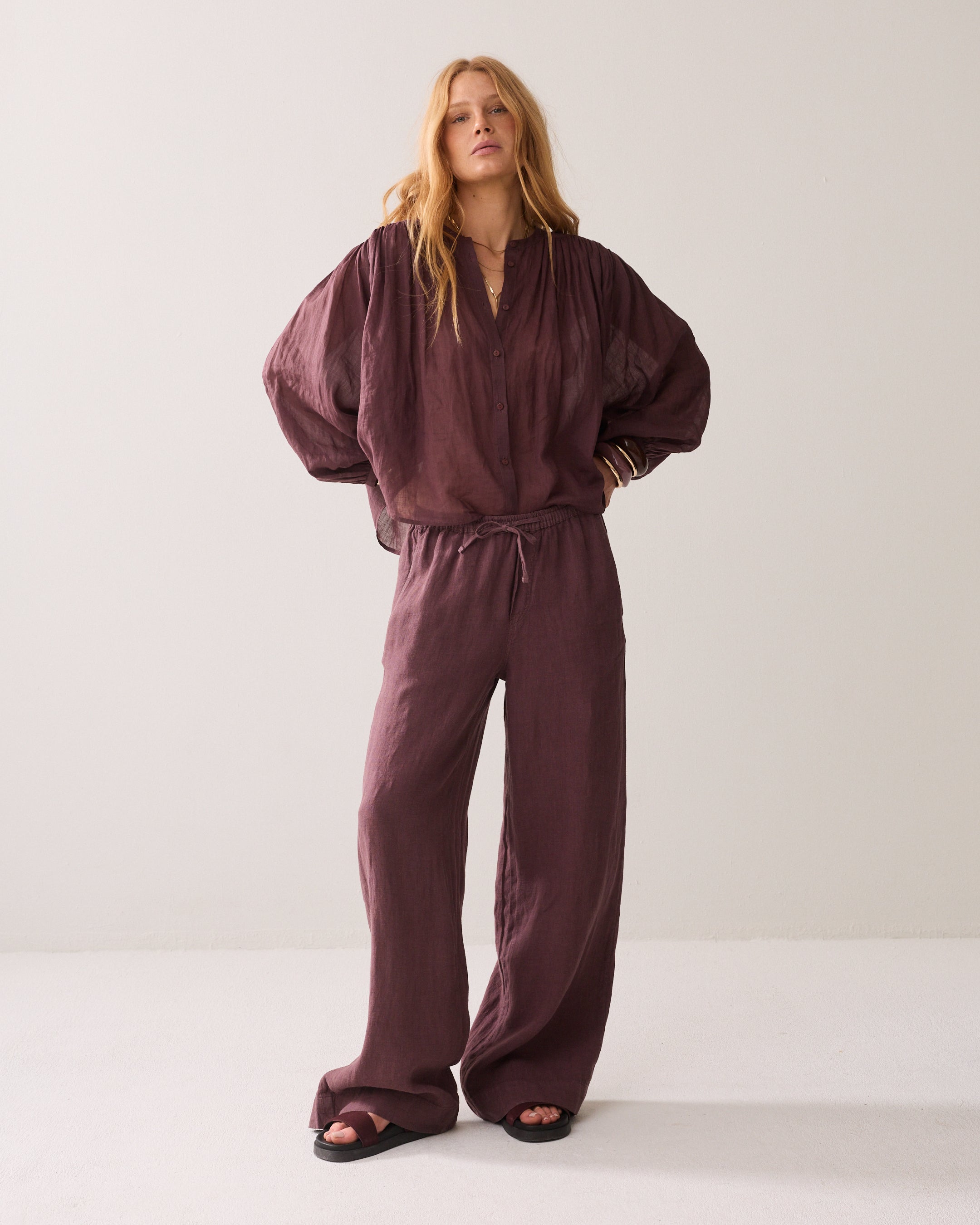 Linnenlook blouse