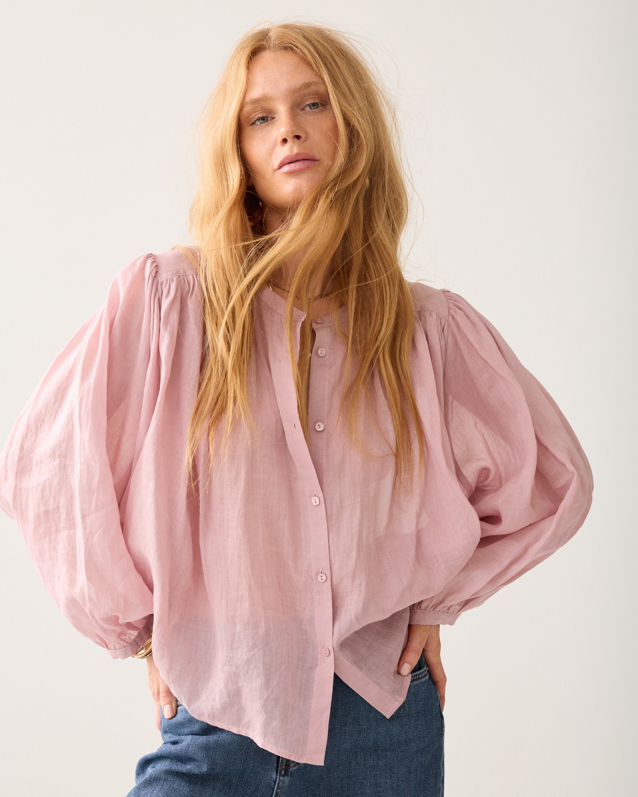 Linnenlook blouse