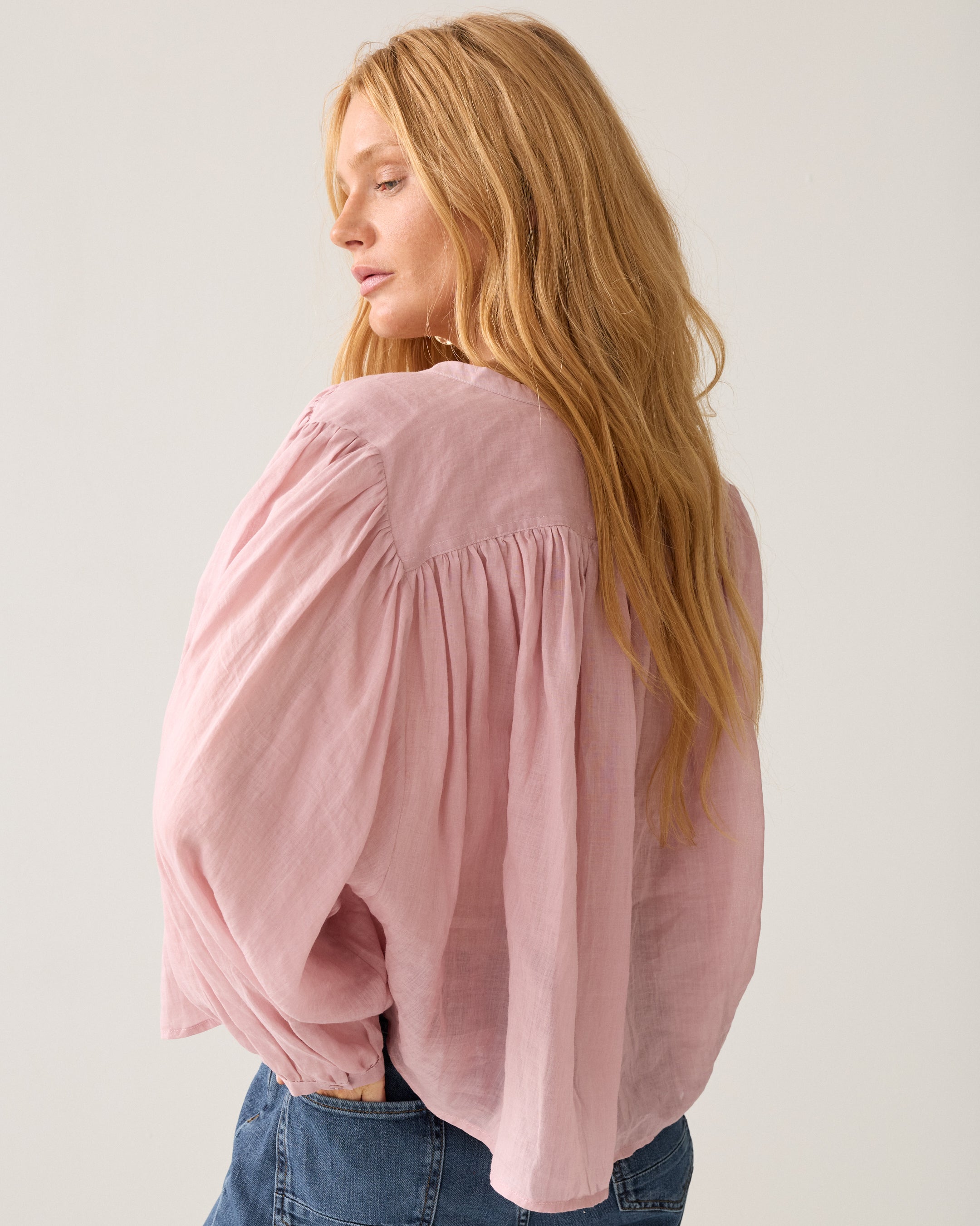 Linnenlook blouse