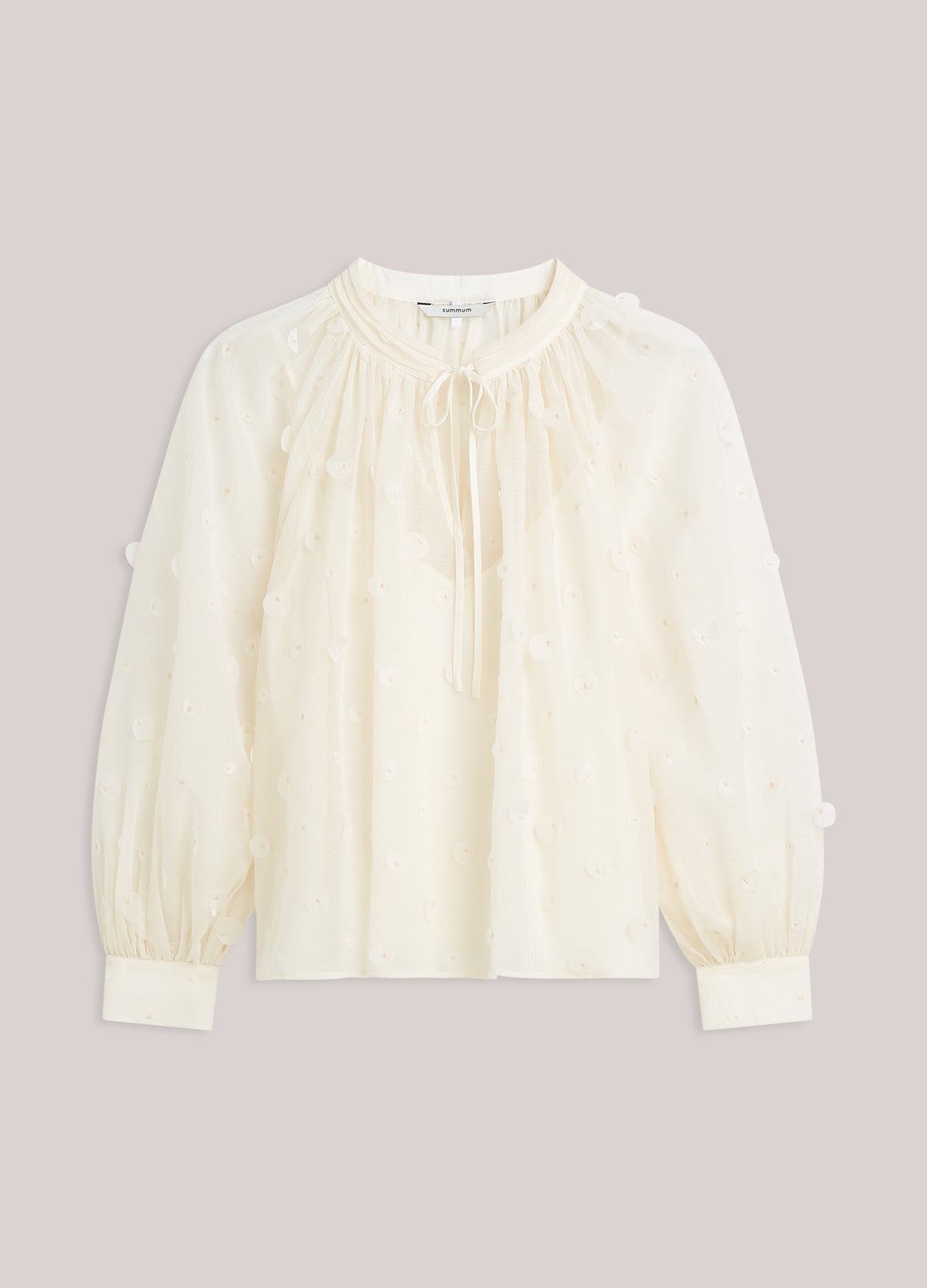 Top with 3D sequins