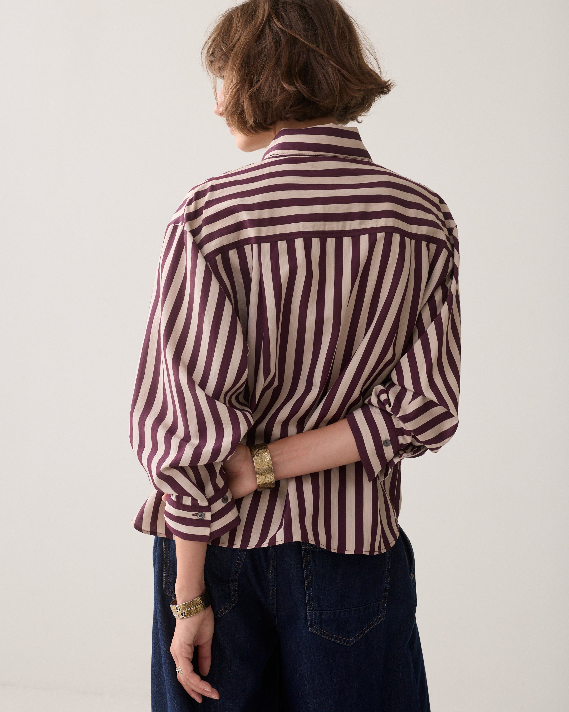 Gestreepte blouse Ecovero