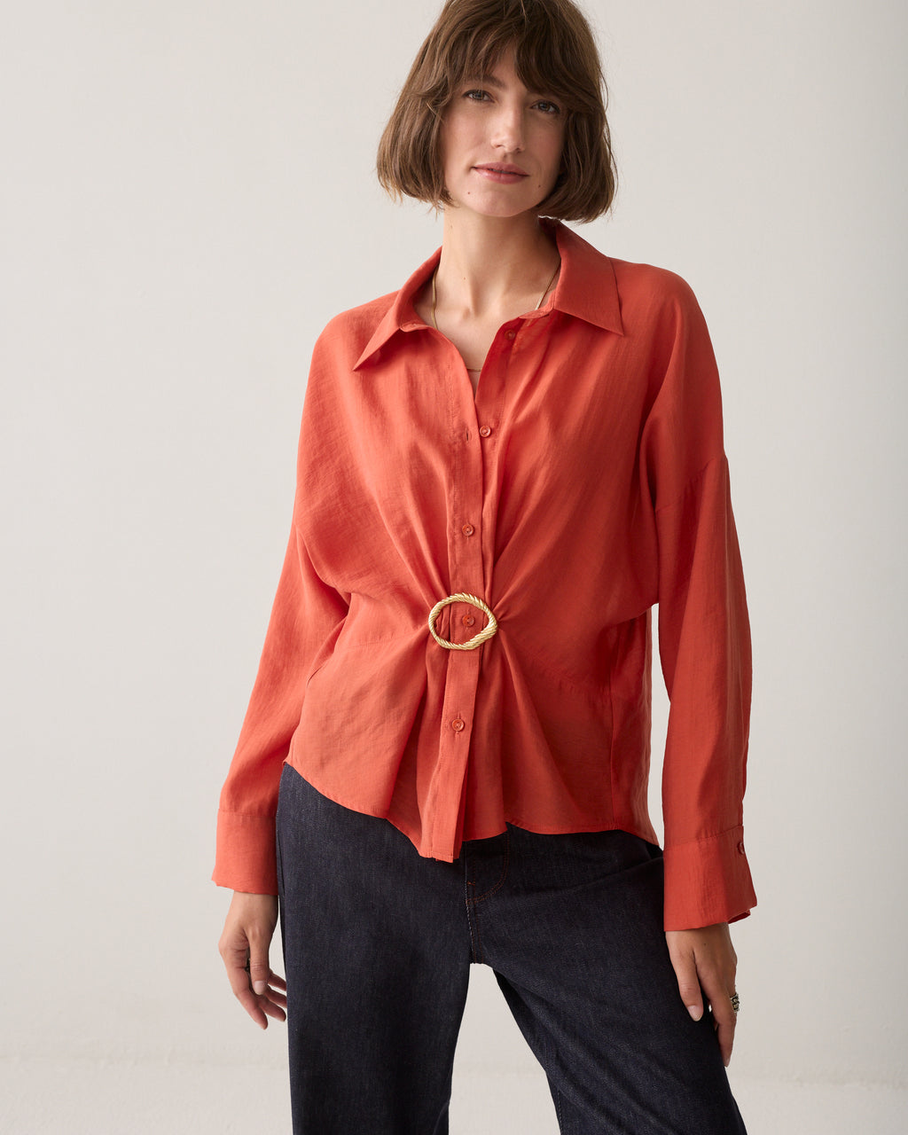 Chemisier « wear-your-way » en lyocell