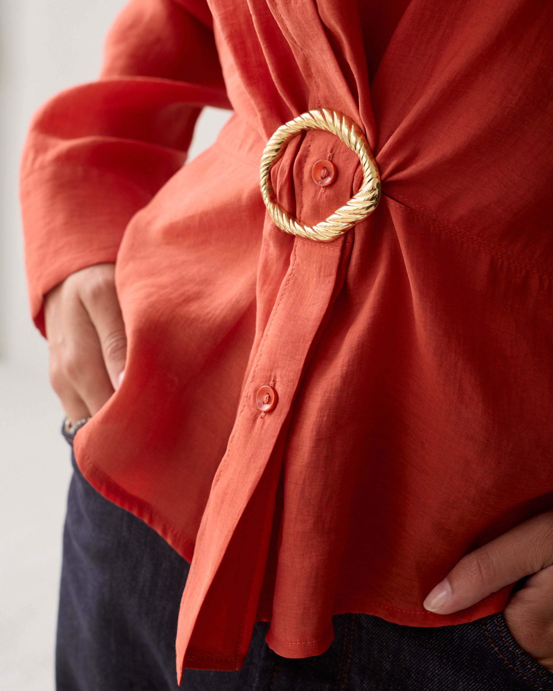 Chemisier « wear-your-way » en lyocell
